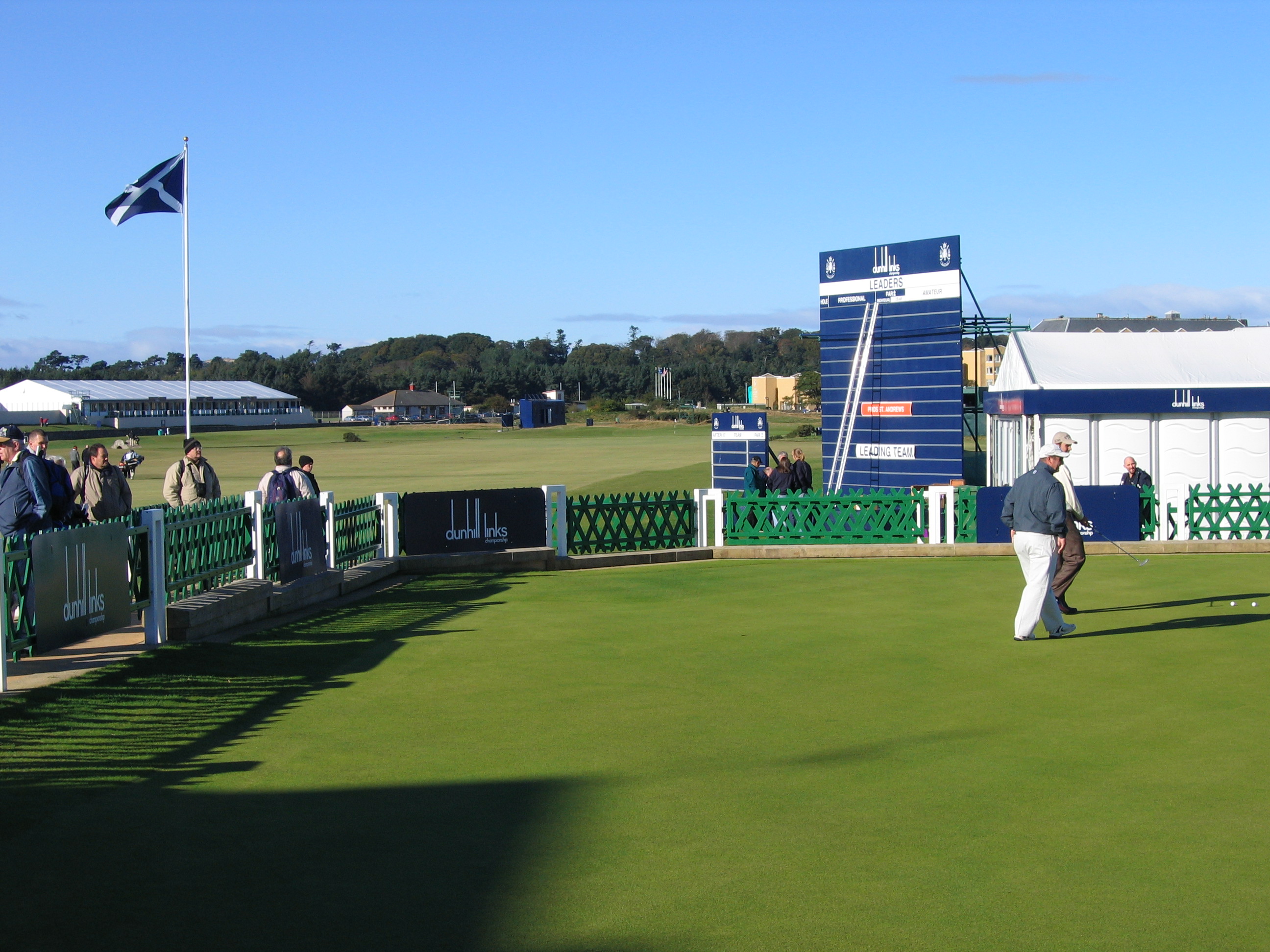 Europe Trip 2005 - Scotland Day 6 (St. Andrews: Old Course, Ahmad Rashad, Dunhill Links, St. Andrews Cathedral)