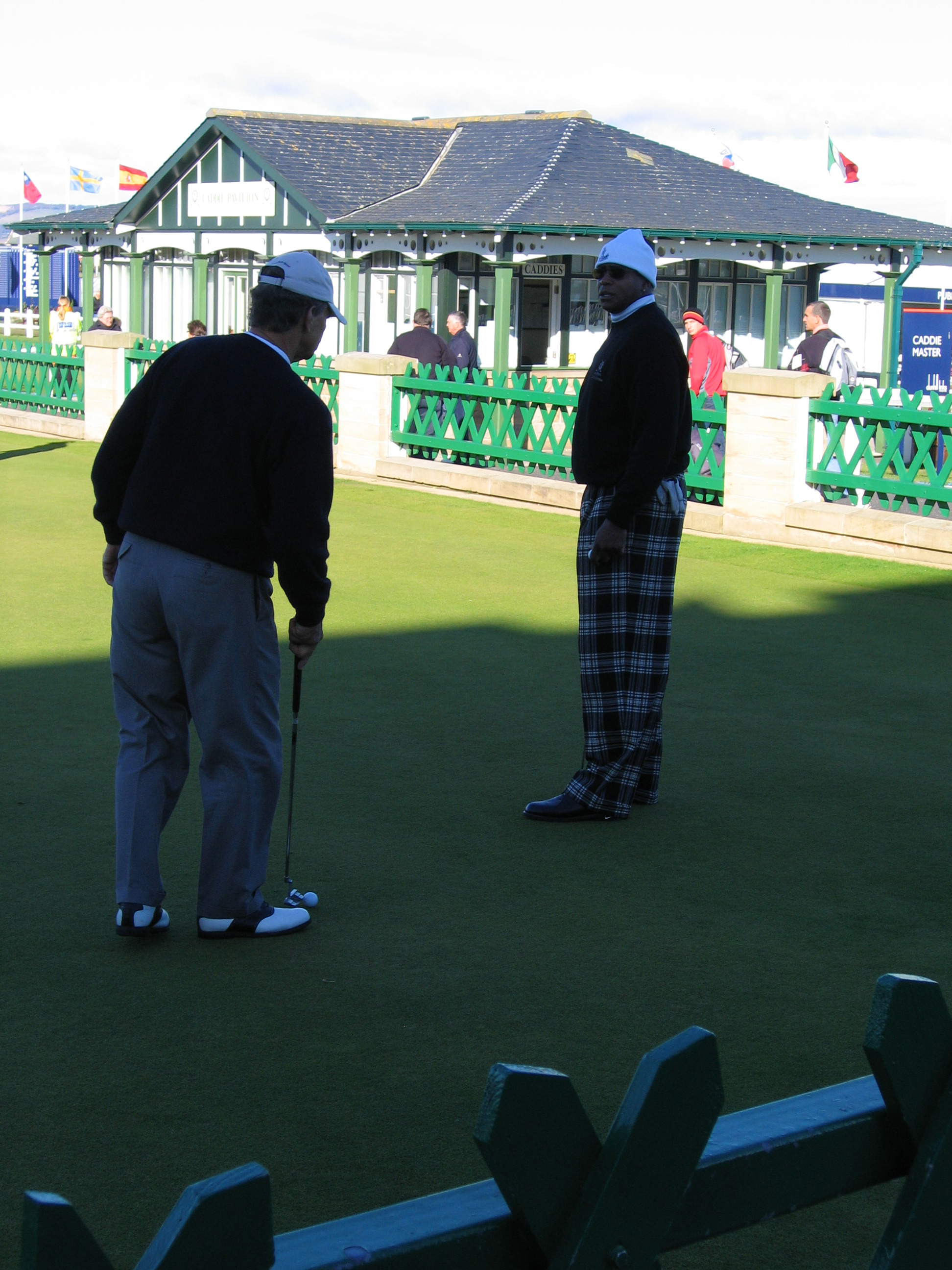 Europe Trip 2005 - Scotland Day 6 (St. Andrews: Old Course, Ahmad Rashad, Dunhill Links, St. Andrews Cathedral)