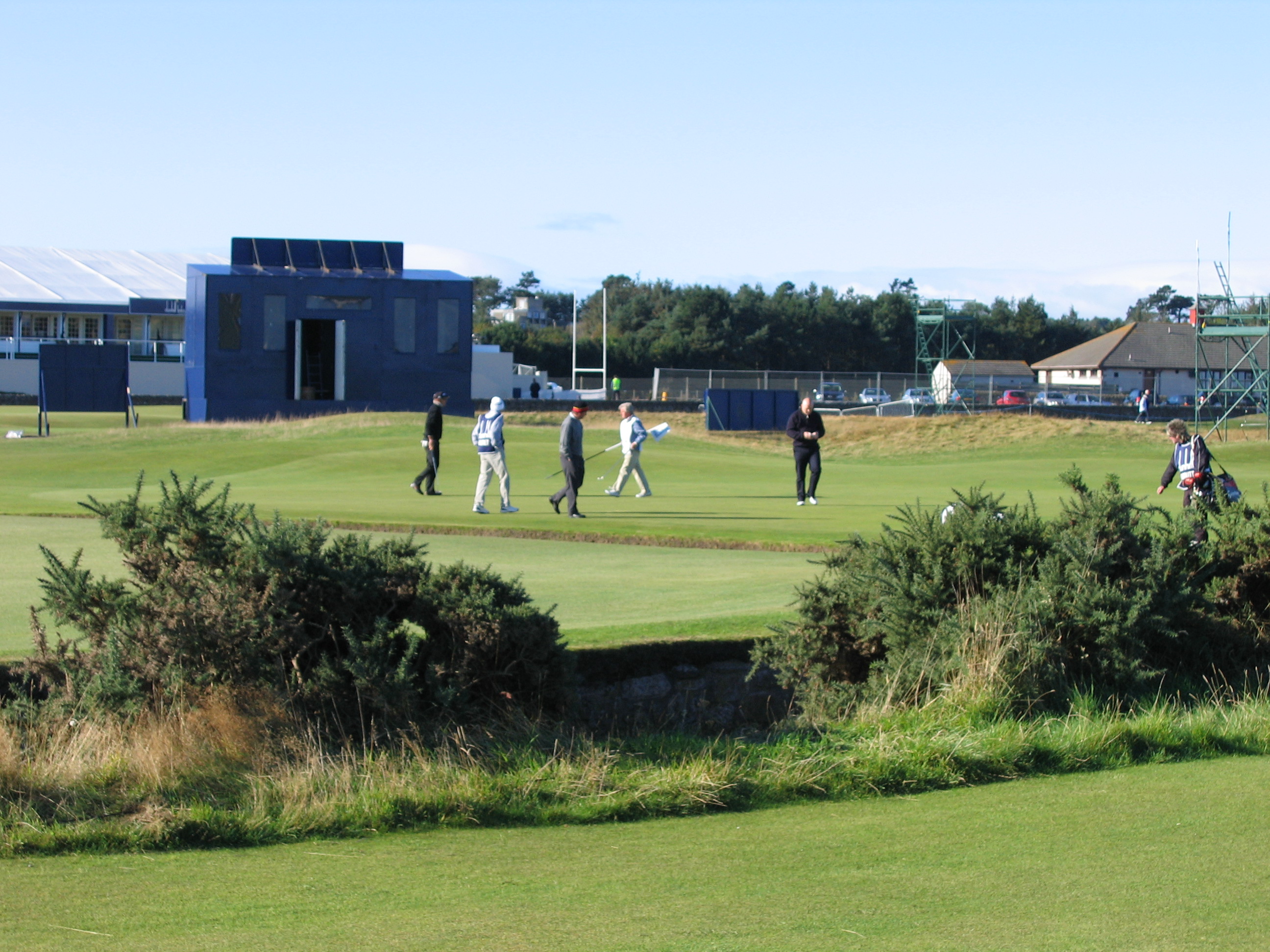 Europe Trip 2005 - Scotland Day 6 (St. Andrews: Old Course, Ahmad Rashad, Dunhill Links, St. Andrews Cathedral)