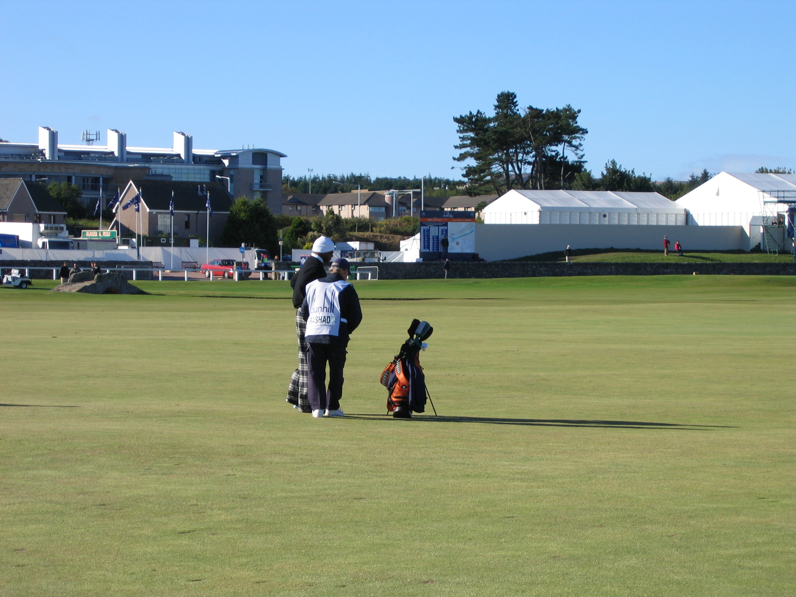 Europe Trip 2005 - Scotland Day 6 (St. Andrews: Old Course, Ahmad Rashad, Dunhill Links, St. Andrews Cathedral)