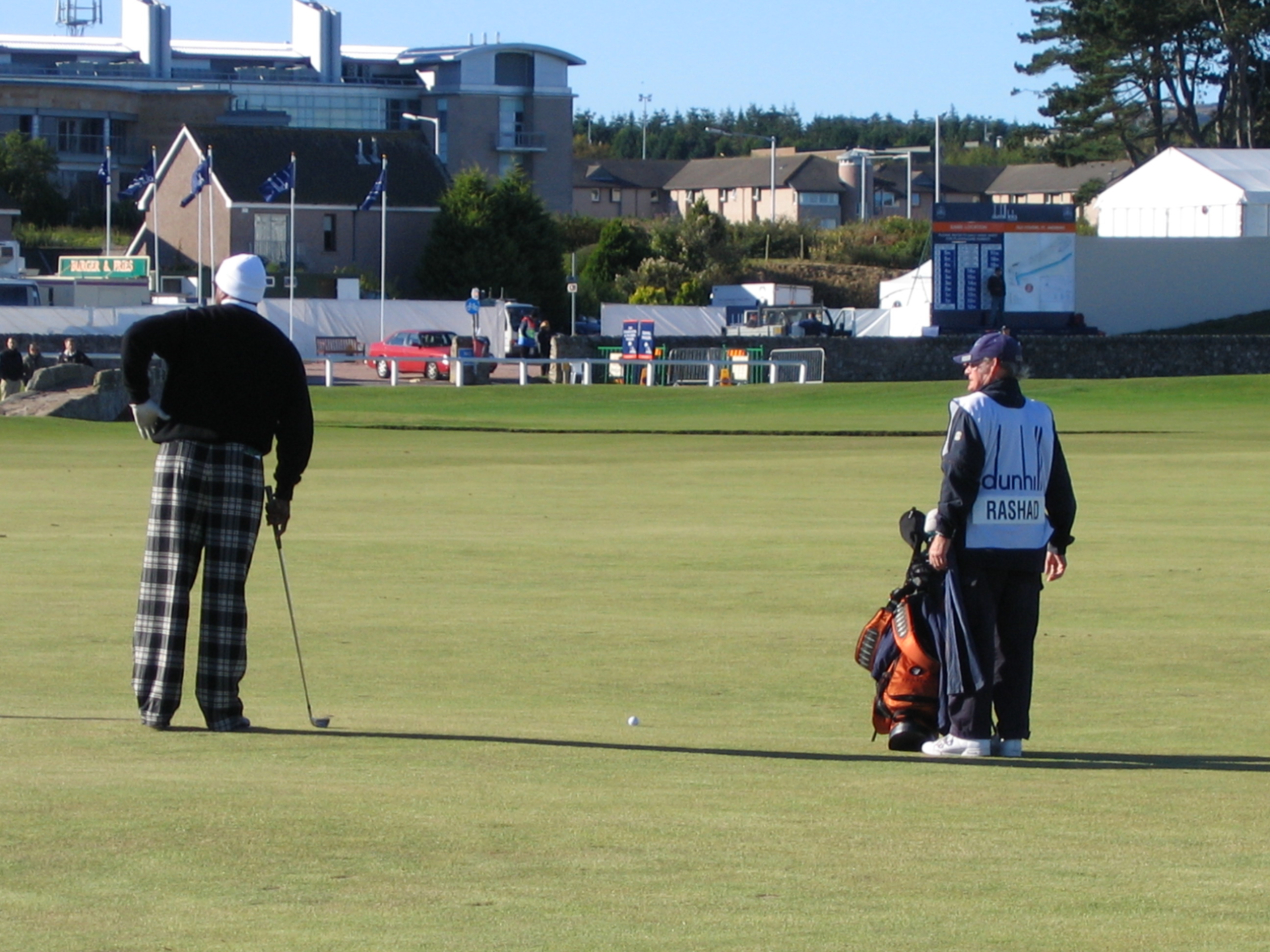 Europe Trip 2005 - Scotland Day 6 (St. Andrews: Old Course, Ahmad Rashad, Dunhill Links, St. Andrews Cathedral)