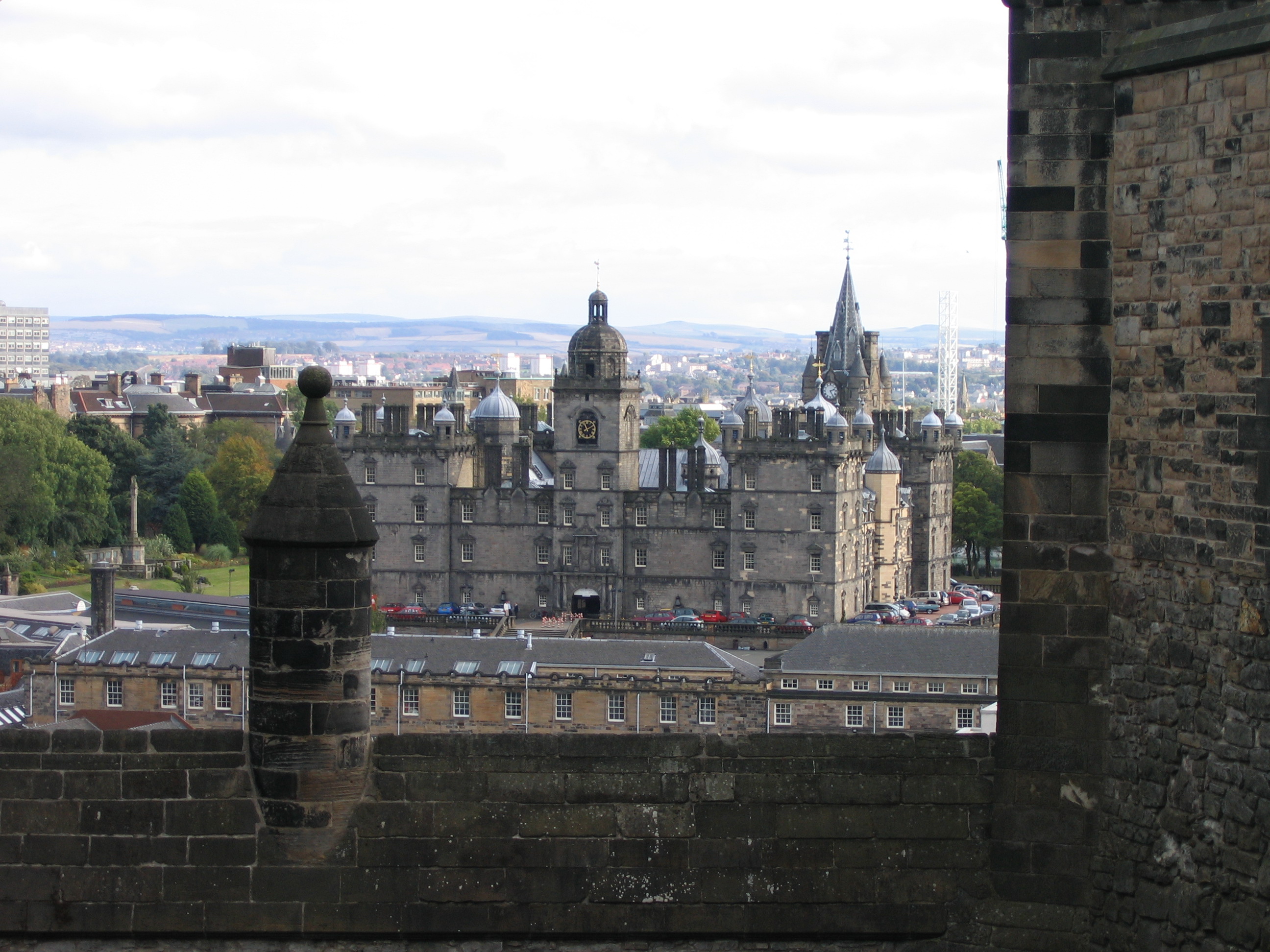 Europe Trip 2005 - Scotland Day 6 (Fish & Chips at the Anstruther Fish Bar, Edinburgh: Edinburgh Castle)