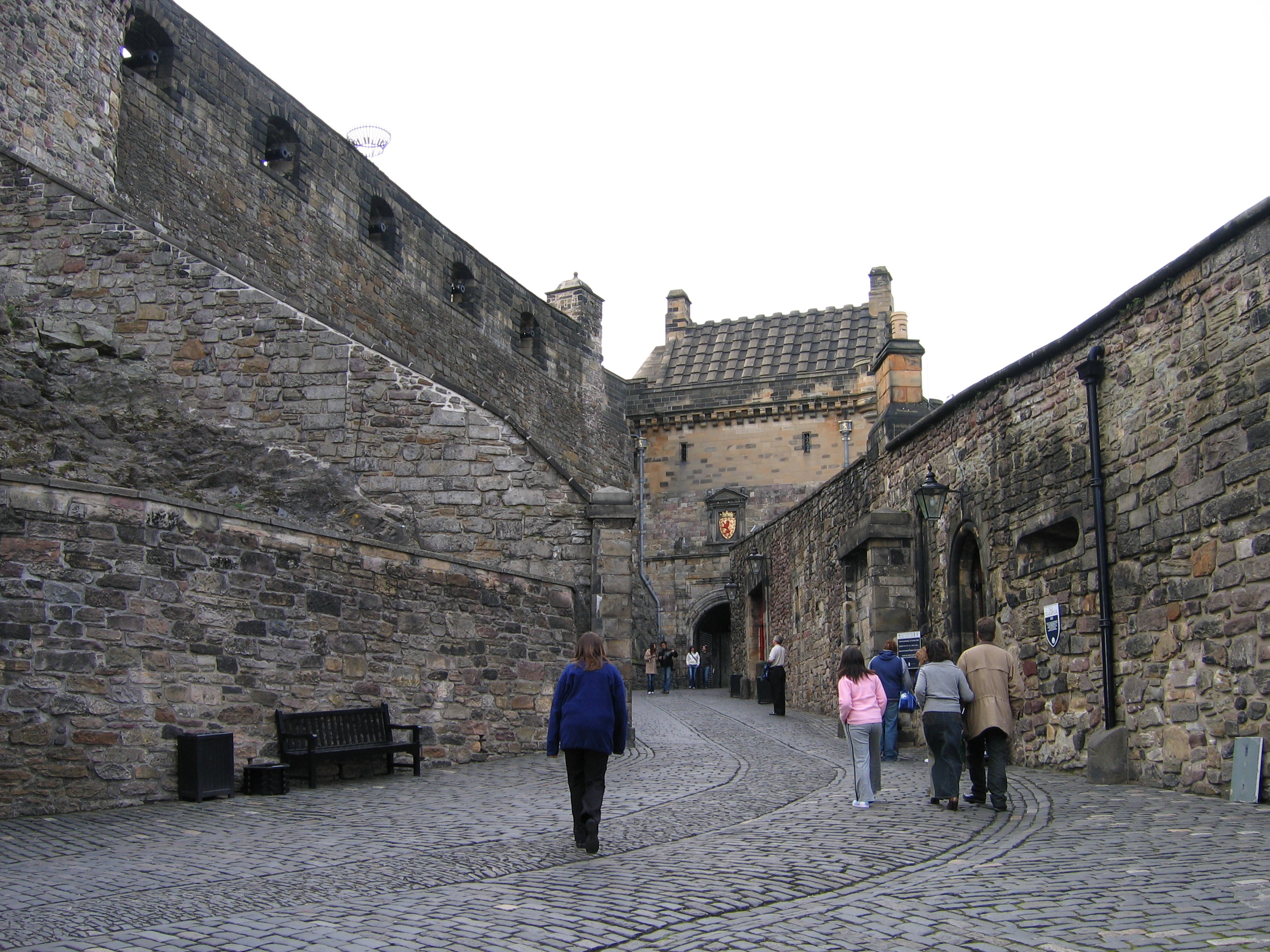 Europe Trip 2005 - Scotland Day 6 (Fish & Chips at the Anstruther Fish Bar, Edinburgh: Edinburgh Castle)