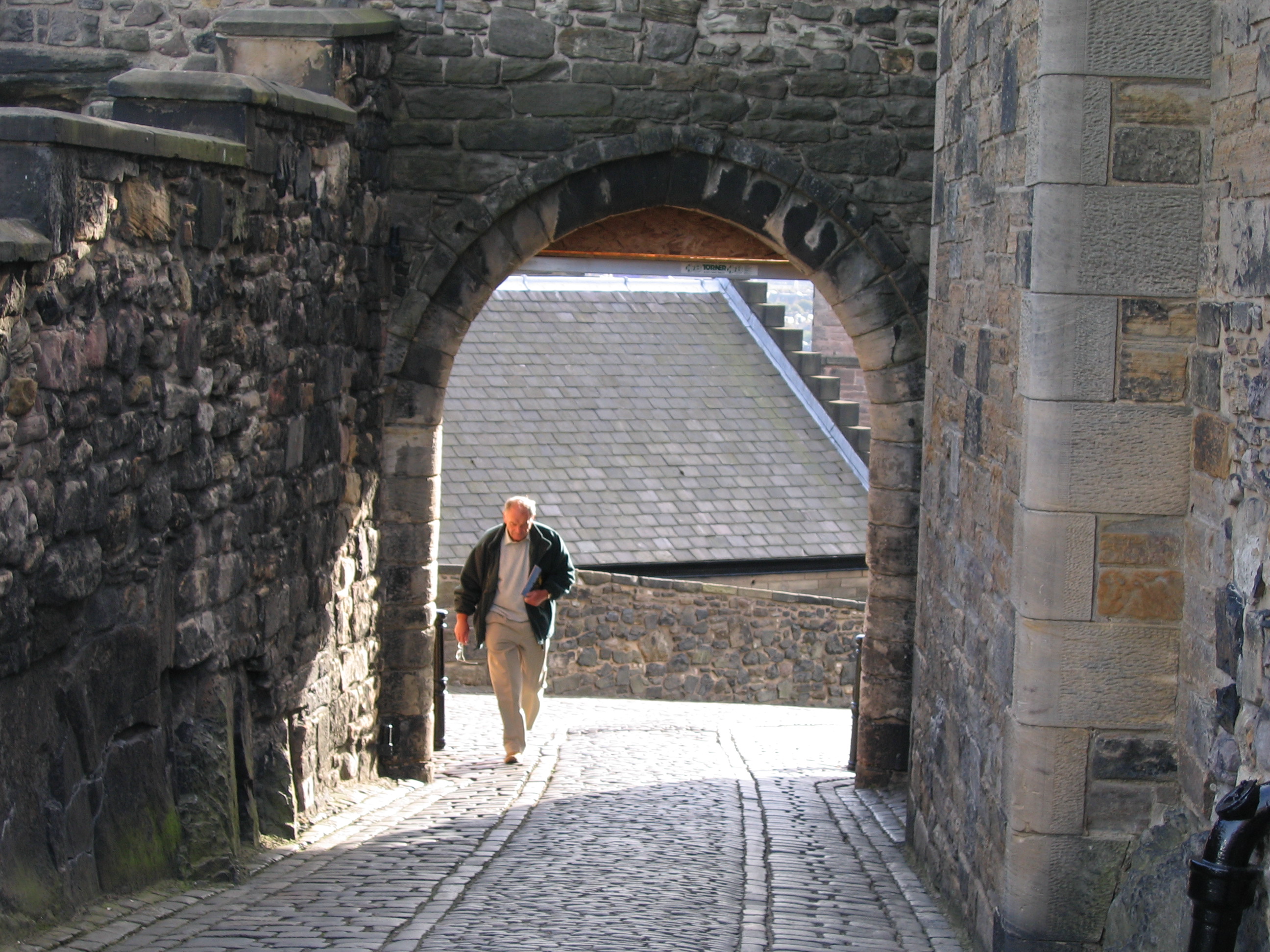 Europe Trip 2005 - Scotland Day 6 (Fish & Chips at the Anstruther Fish Bar, Edinburgh: Edinburgh Castle)