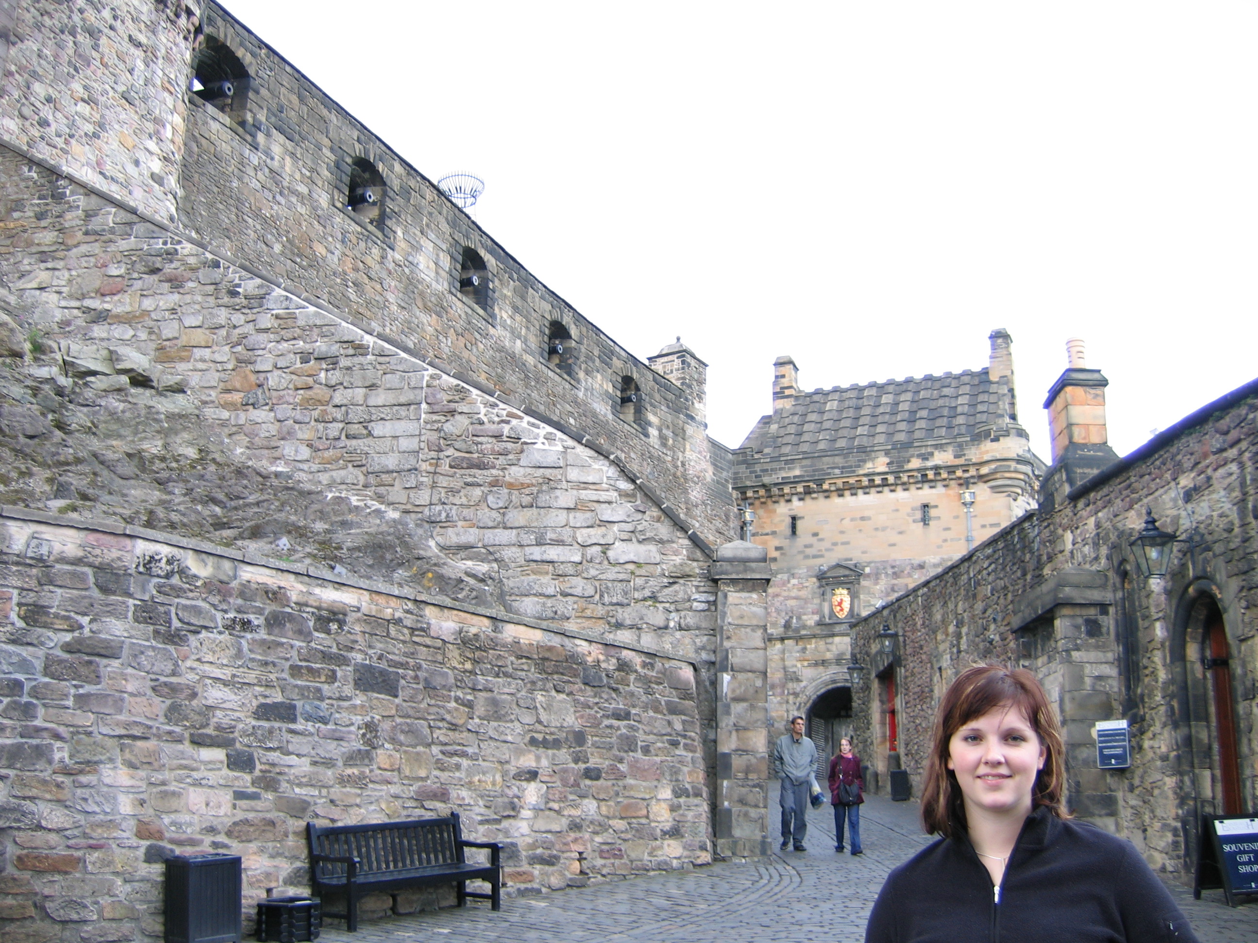 Europe Trip 2005 - Scotland Day 6 (Fish & Chips at the Anstruther Fish Bar, Edinburgh: Edinburgh Castle)