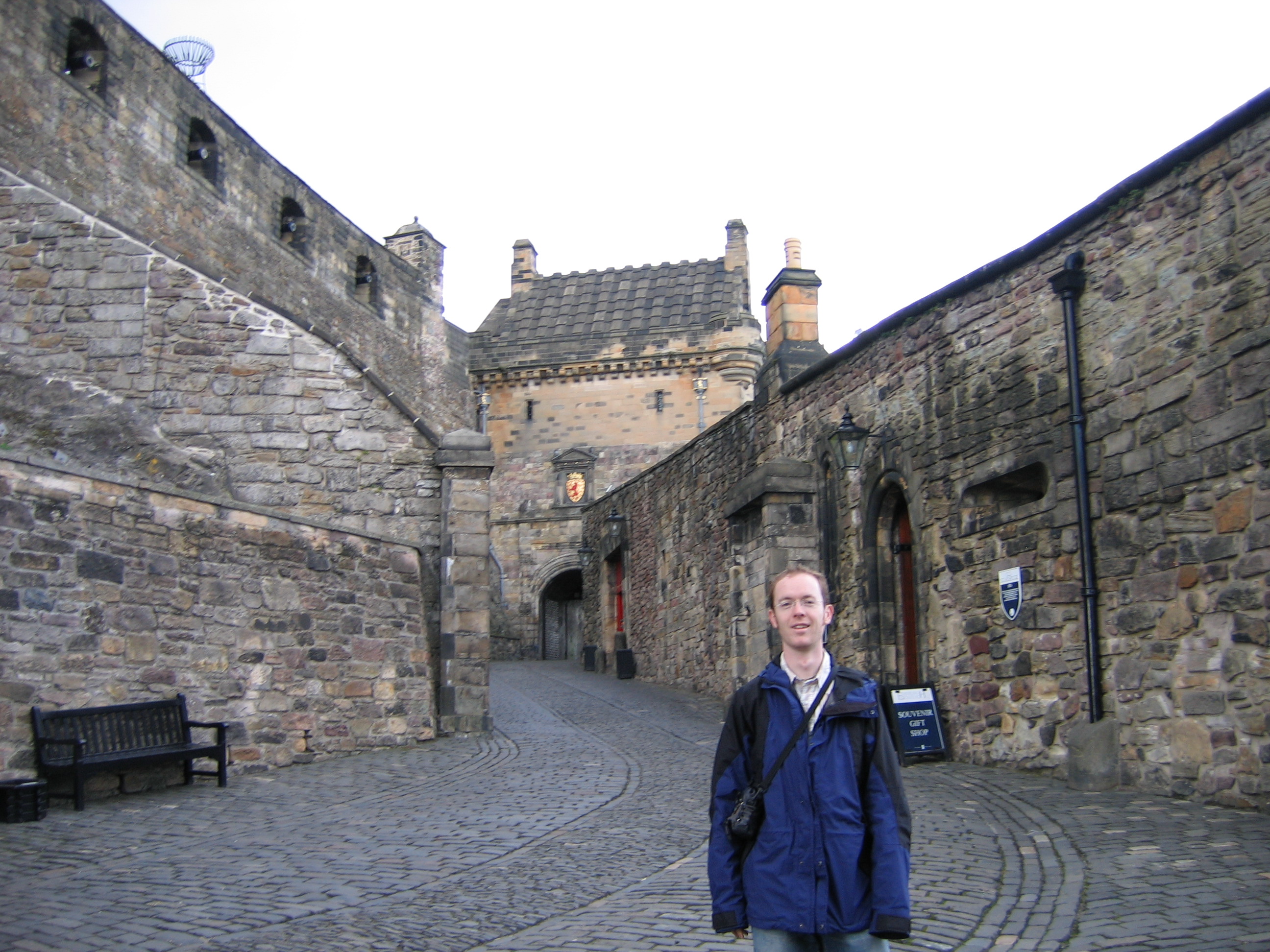 Europe Trip 2005 - Scotland Day 6 (Fish & Chips at the Anstruther Fish Bar, Edinburgh: Edinburgh Castle)