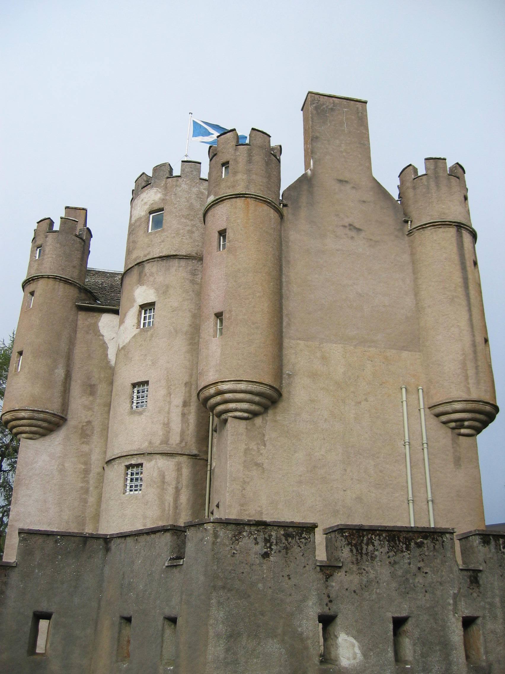 Europe Trip 2005 - Scotland Day 5 (Clunie Lodge (Braemar), Braemar Castle, Glenbuchat Castle, Scottish Highland Cows)