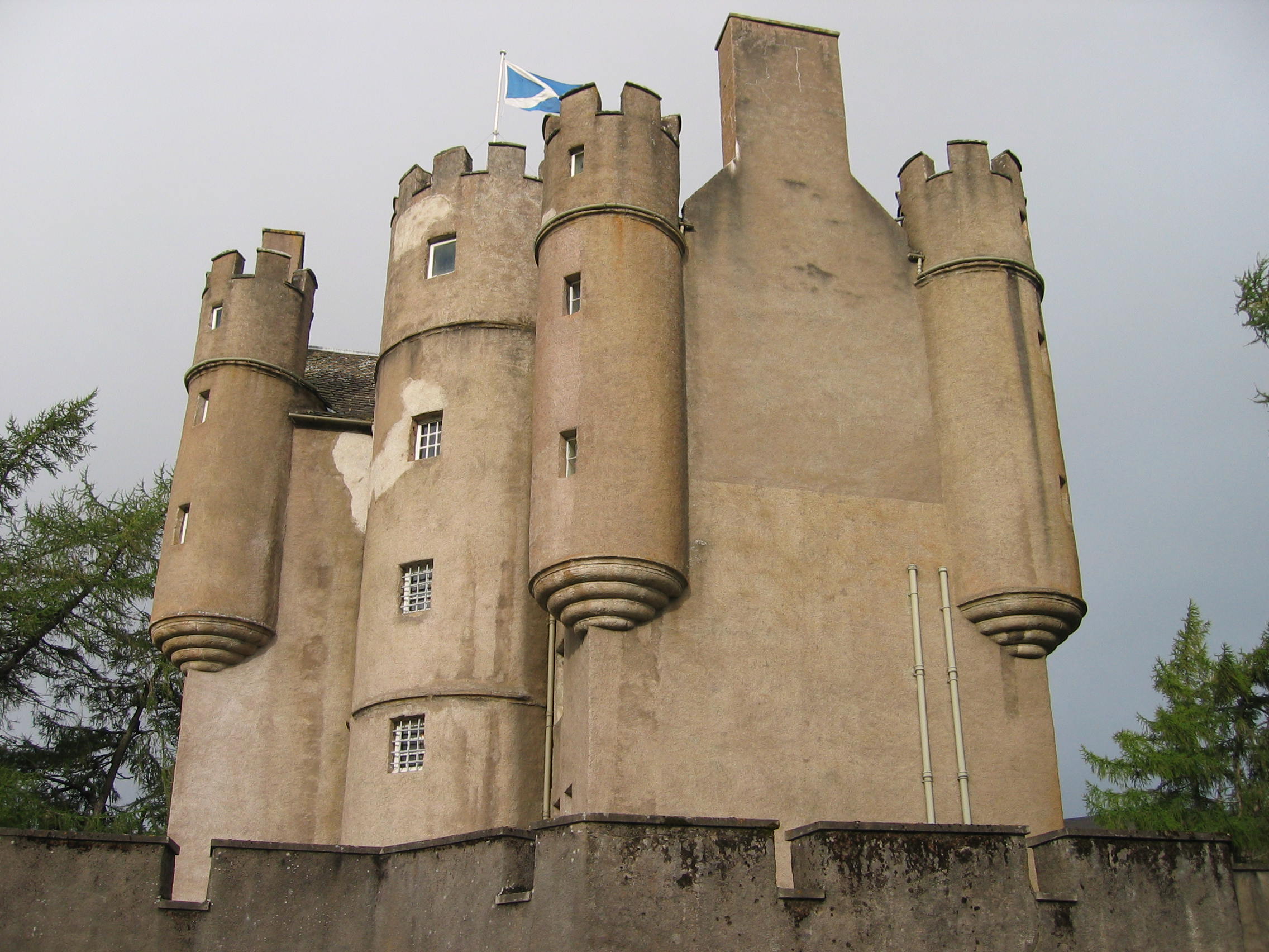 Europe Trip 2005 - Scotland Day 5 (Clunie Lodge (Braemar), Braemar Castle, Glenbuchat Castle, Scottish Highland Cows)