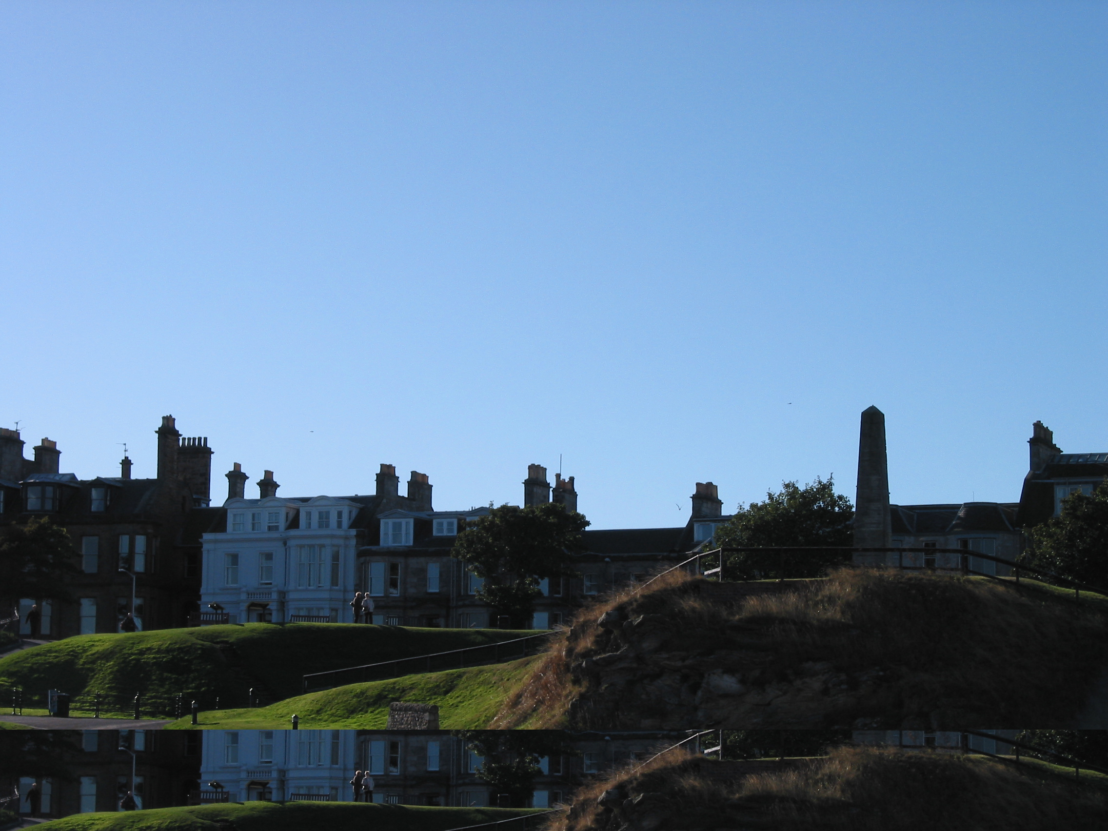 Europe Trip 2005 - Scotland Day 6 (St. Andrews: Old Course, Ahmad Rashad, Dunhill Links, St. Andrews Cathedral)