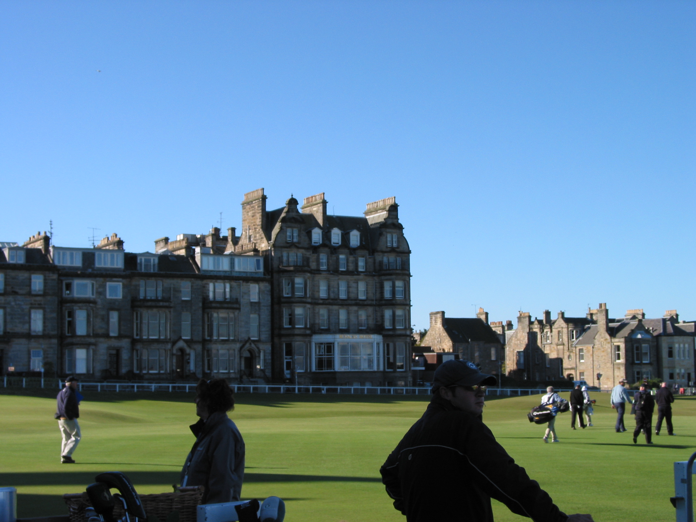 Europe Trip 2005 - Scotland Day 6 (St. Andrews: Old Course, Ahmad Rashad, Dunhill Links, St. Andrews Cathedral)