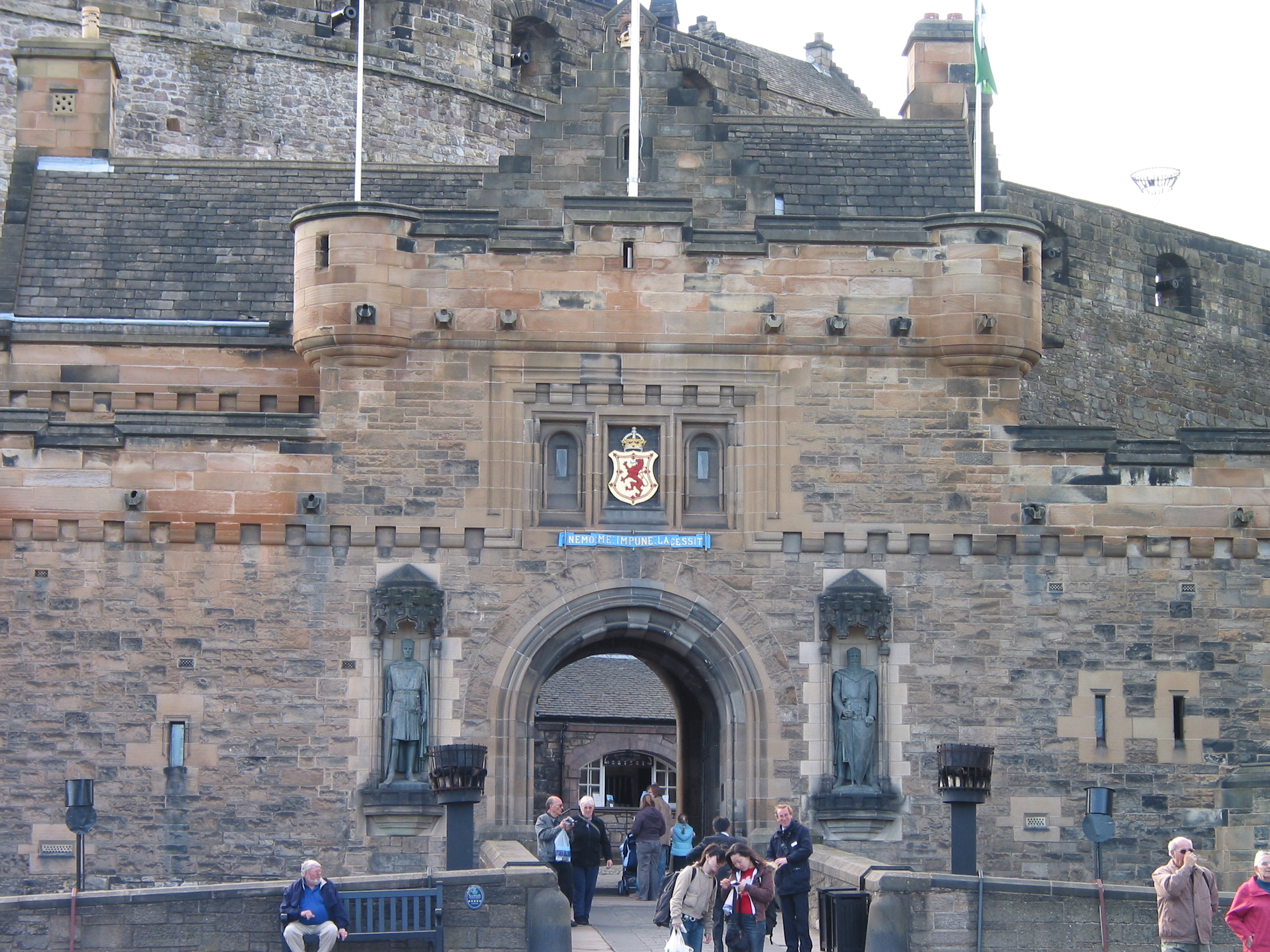 Europe Trip 2005 - Scotland Day 6 (Fish & Chips at the Anstruther Fish Bar, Edinburgh: Edinburgh Castle)