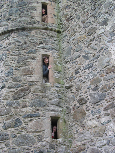 Europe Trip 2005 - Scotland Day 5 (Davie McTavish (Huntly), Kathy Nicholson (Huntly), Huntly Castle)