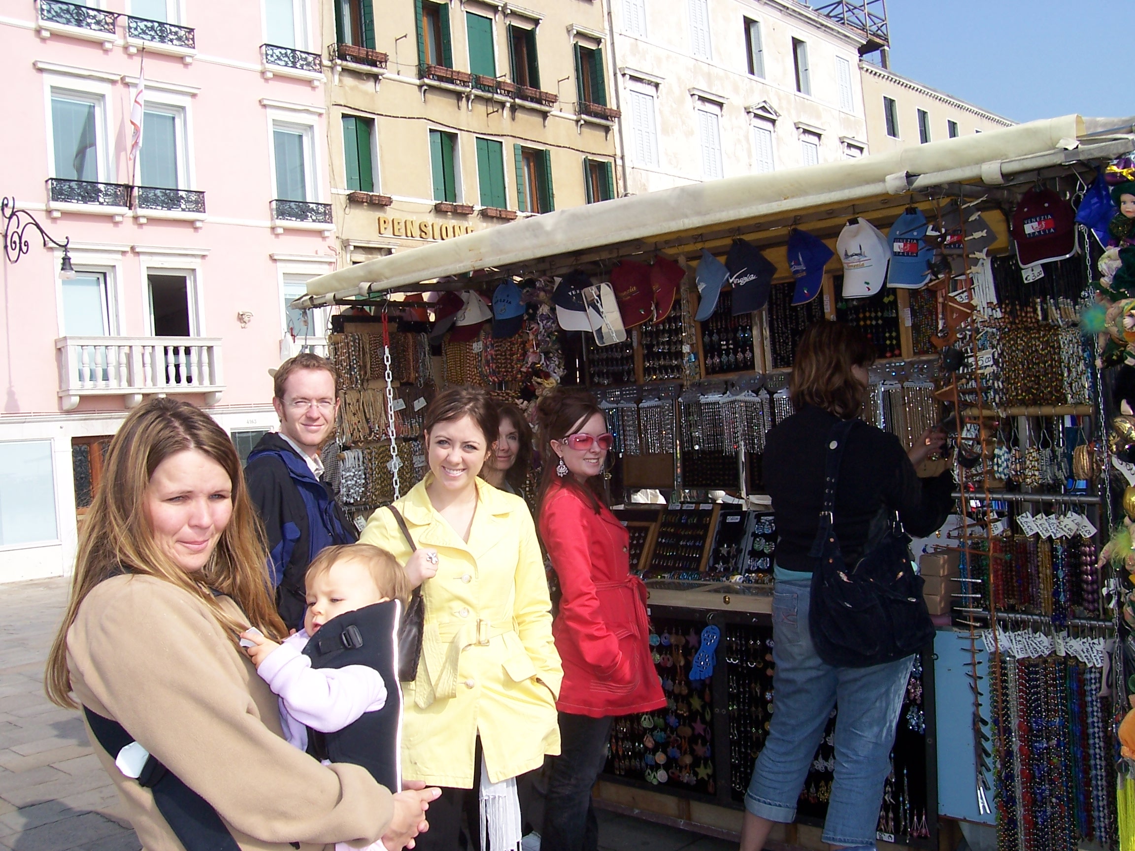 Europe Trip 2005 - Italy (Venice - Pigeons, St Mark's Basilica / Square / Clocktower, Gondola Ride, Gelato)