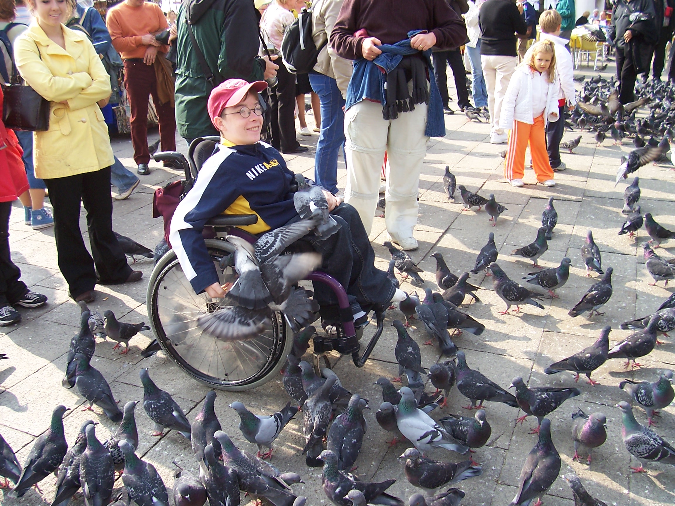 Europe Trip 2005 - Italy (Venice - Pigeons, St Mark's Basilica / Square / Clocktower, Gondola Ride, Gelato)