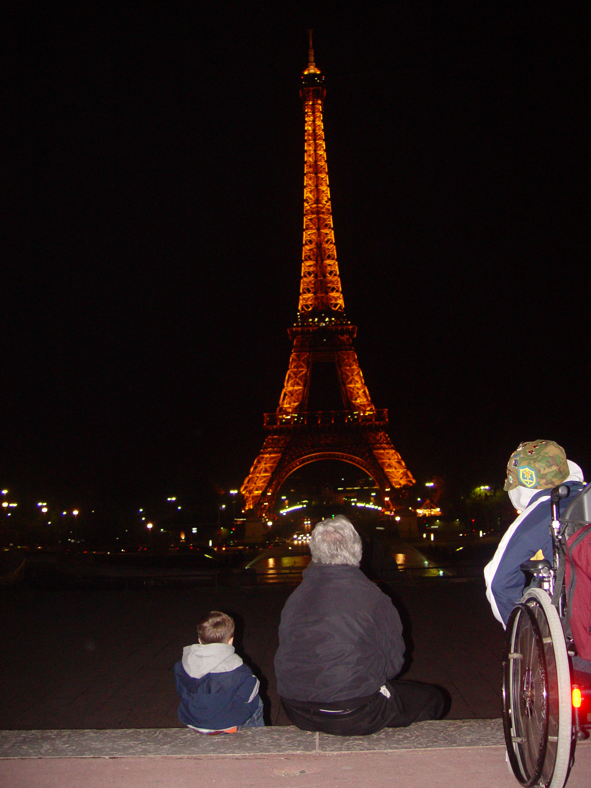 Europe Trip 2005 - France (Paris - The Eiffel Tower at Night, Night Cruise on the River Seine, Drive to Switzerland)