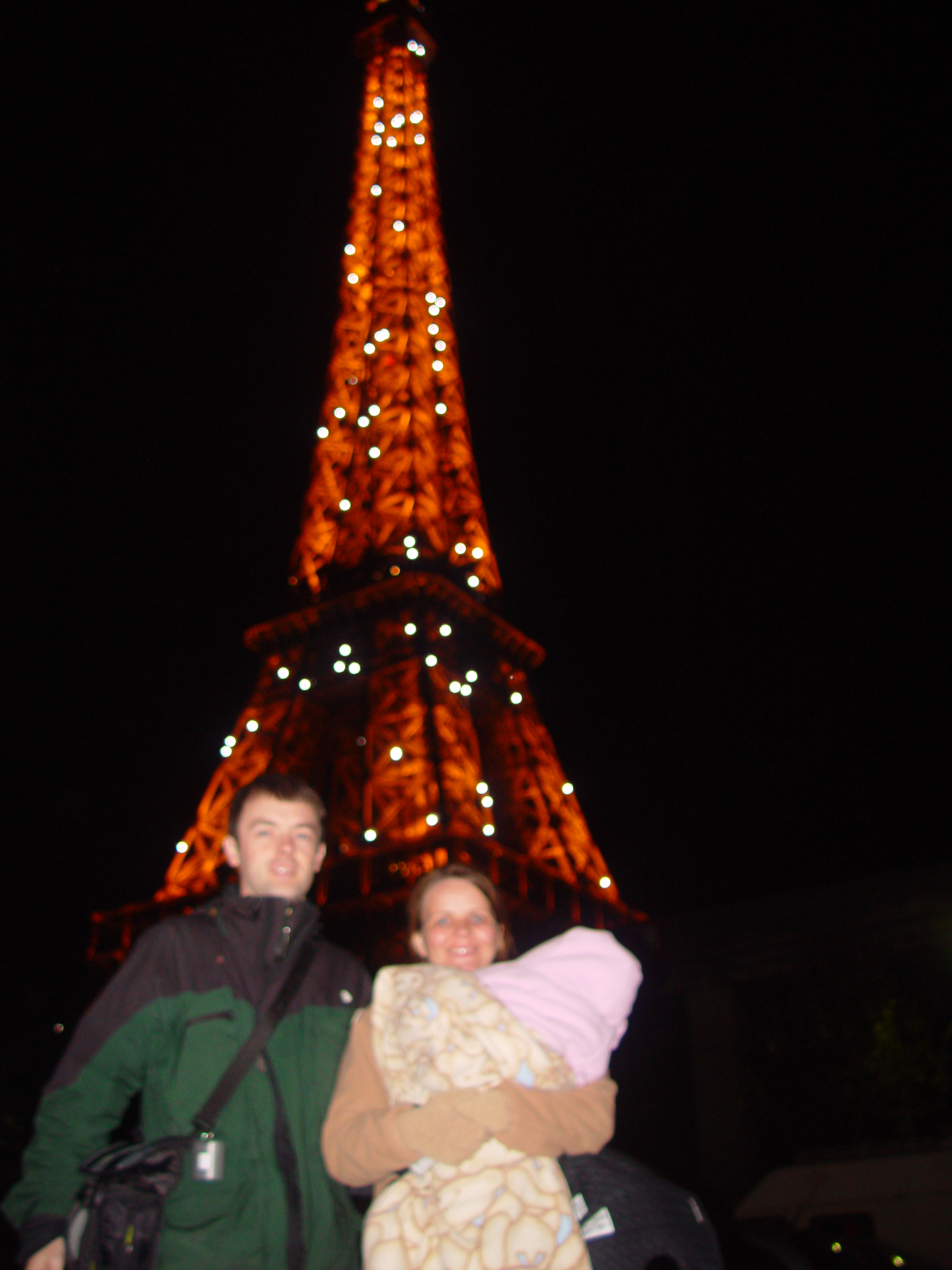 Europe Trip 2005 - France (Paris - The Eiffel Tower at Night, Night Cruise on the River Seine, Drive to Switzerland)