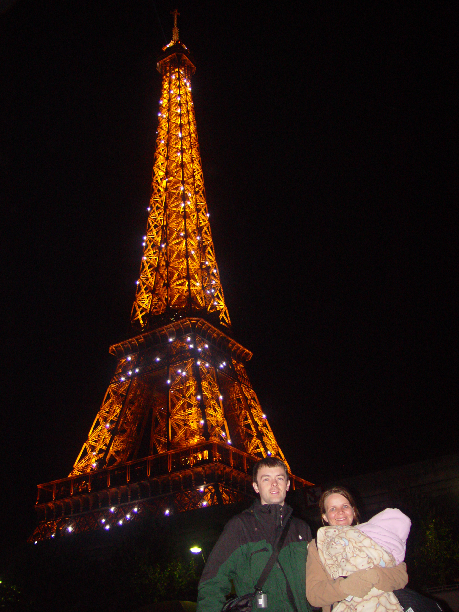 Europe Trip 2005 - France (Paris - The Eiffel Tower at Night, Night Cruise on the River Seine, Drive to Switzerland)