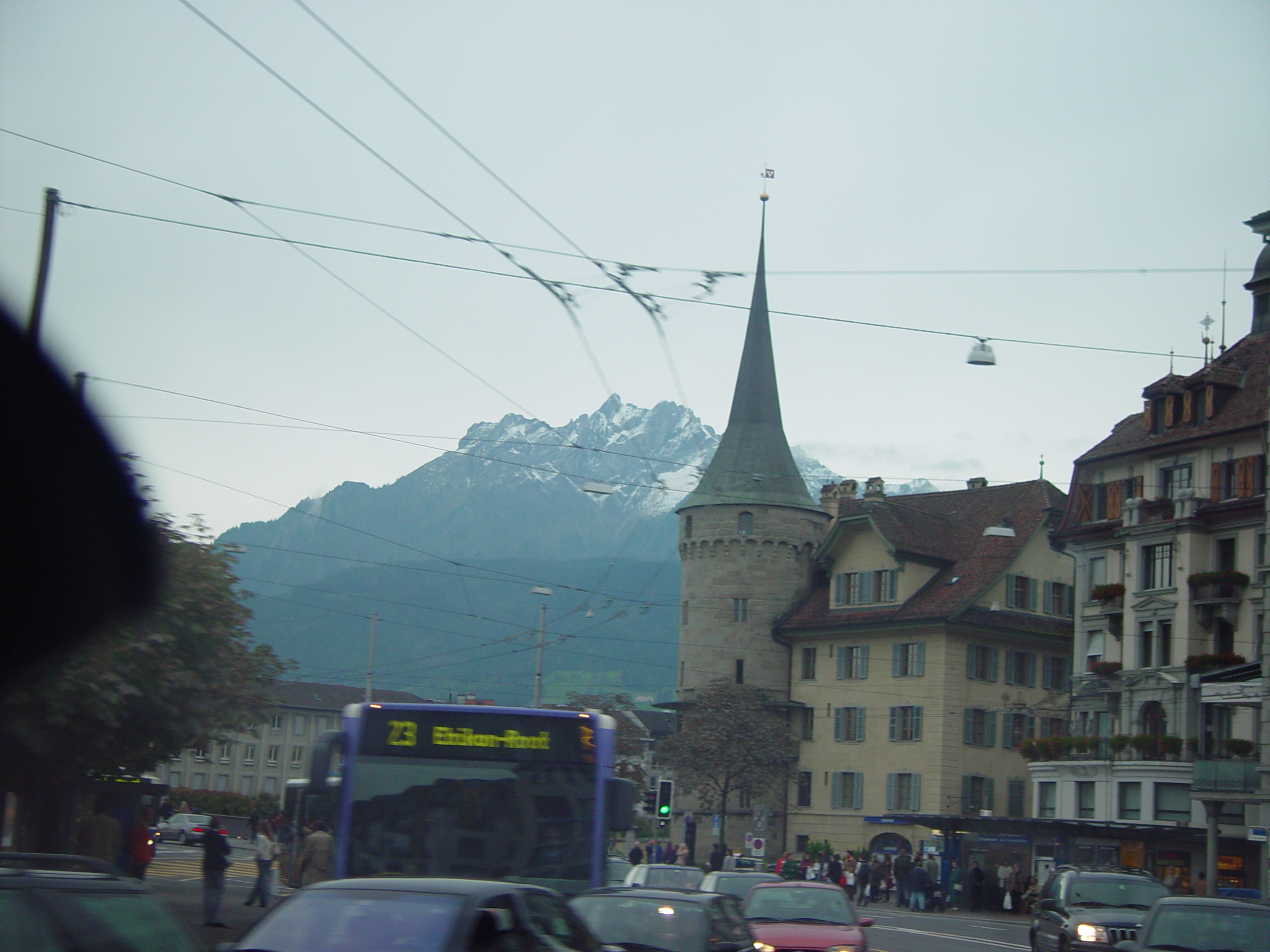 Europe Trip 2005 - Switzerland (Lucerne - View of The Alps, Wiener Schnitzel, Yodeling, Alphorns)