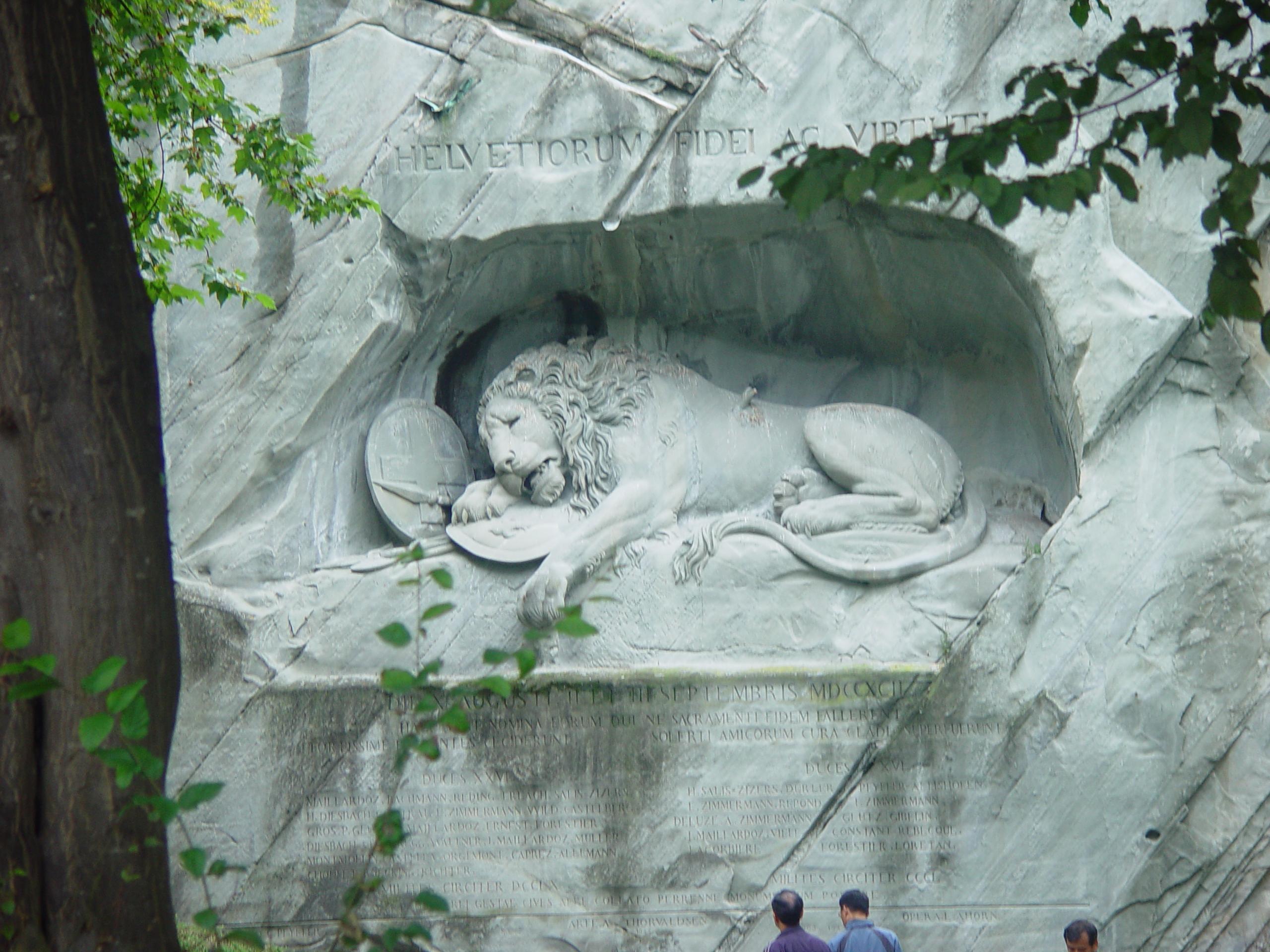 Europe Trip 2005 - Switzerland (Lucerne - The Lion Monument, Swiss Fondue, Scary Masks)