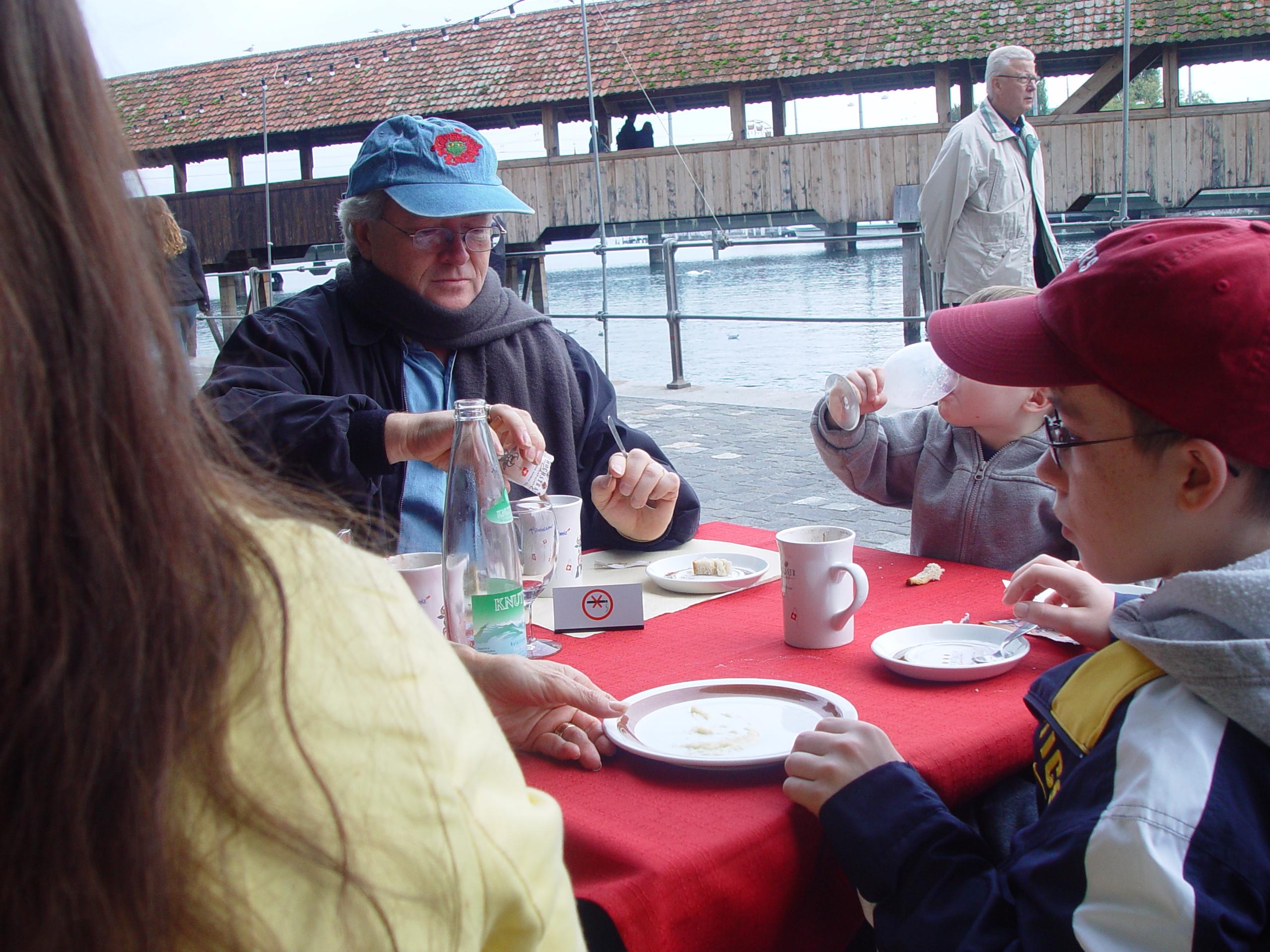 Europe Trip 2005 - Switzerland (Lucerne - The Lion Monument, Swiss Fondue, Scary Masks)