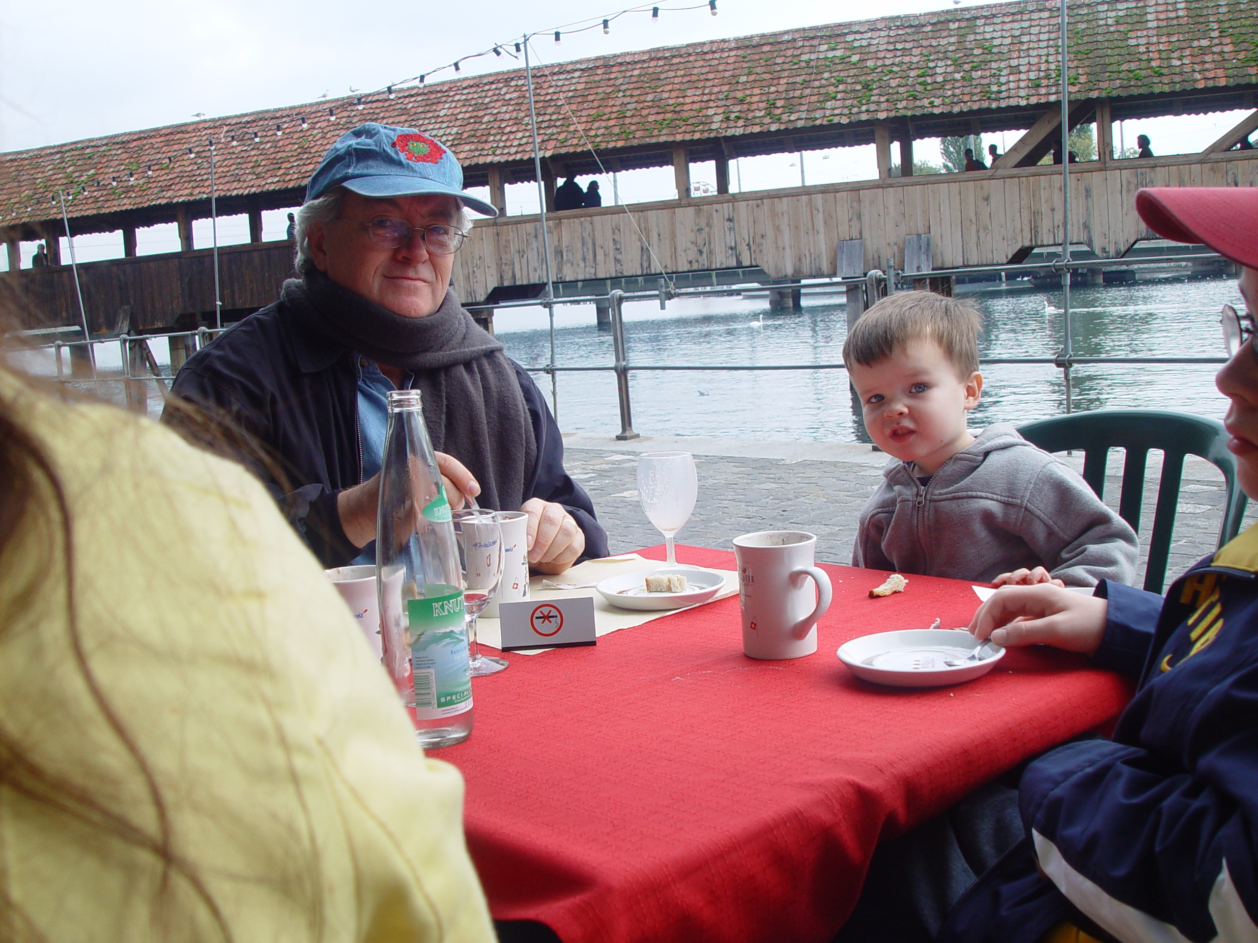 Europe Trip 2005 - Switzerland (Lucerne - The Lion Monument, Swiss Fondue, Scary Masks)