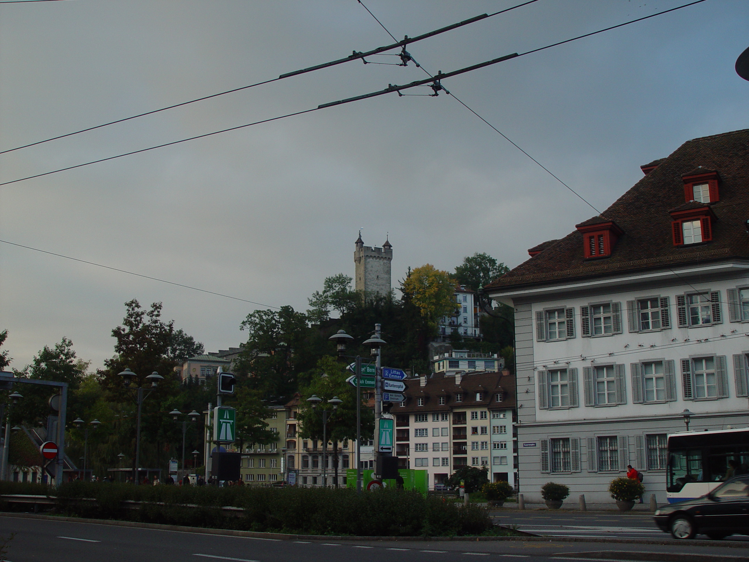 Europe Trip 2005 - Switzerland (Lucerne - The Lion Monument, Swiss Fondue, Scary Masks)