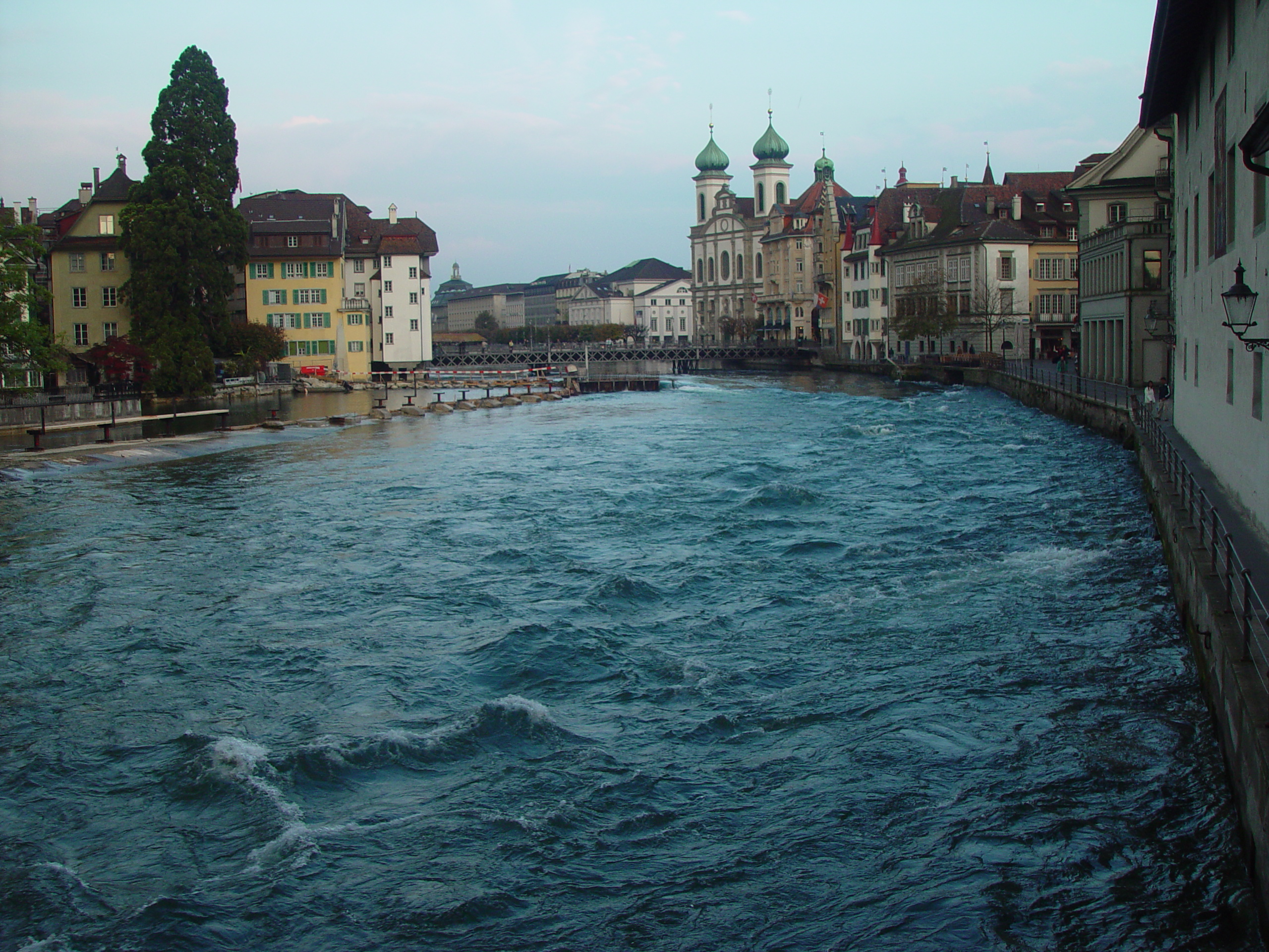 Europe Trip 2005 - Switzerland (Lucerne - The Lion Monument, Swiss Fondue, Scary Masks)