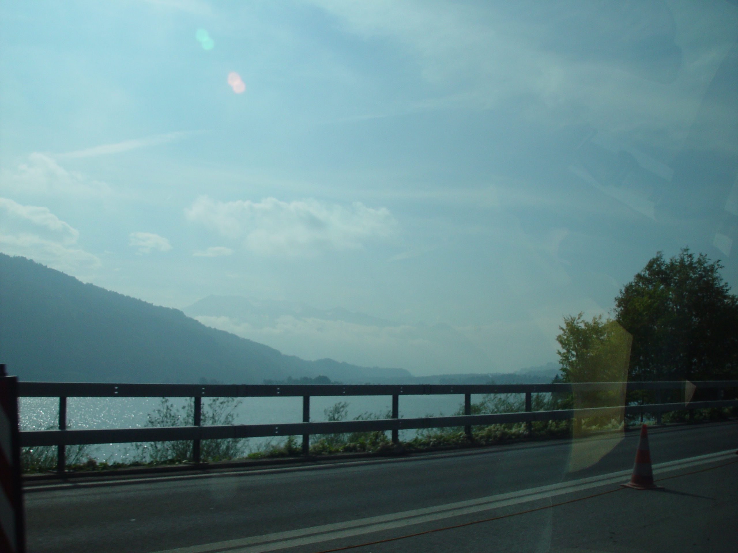 Europe Trip 2005 - Switzerland (Driving into the Alps)