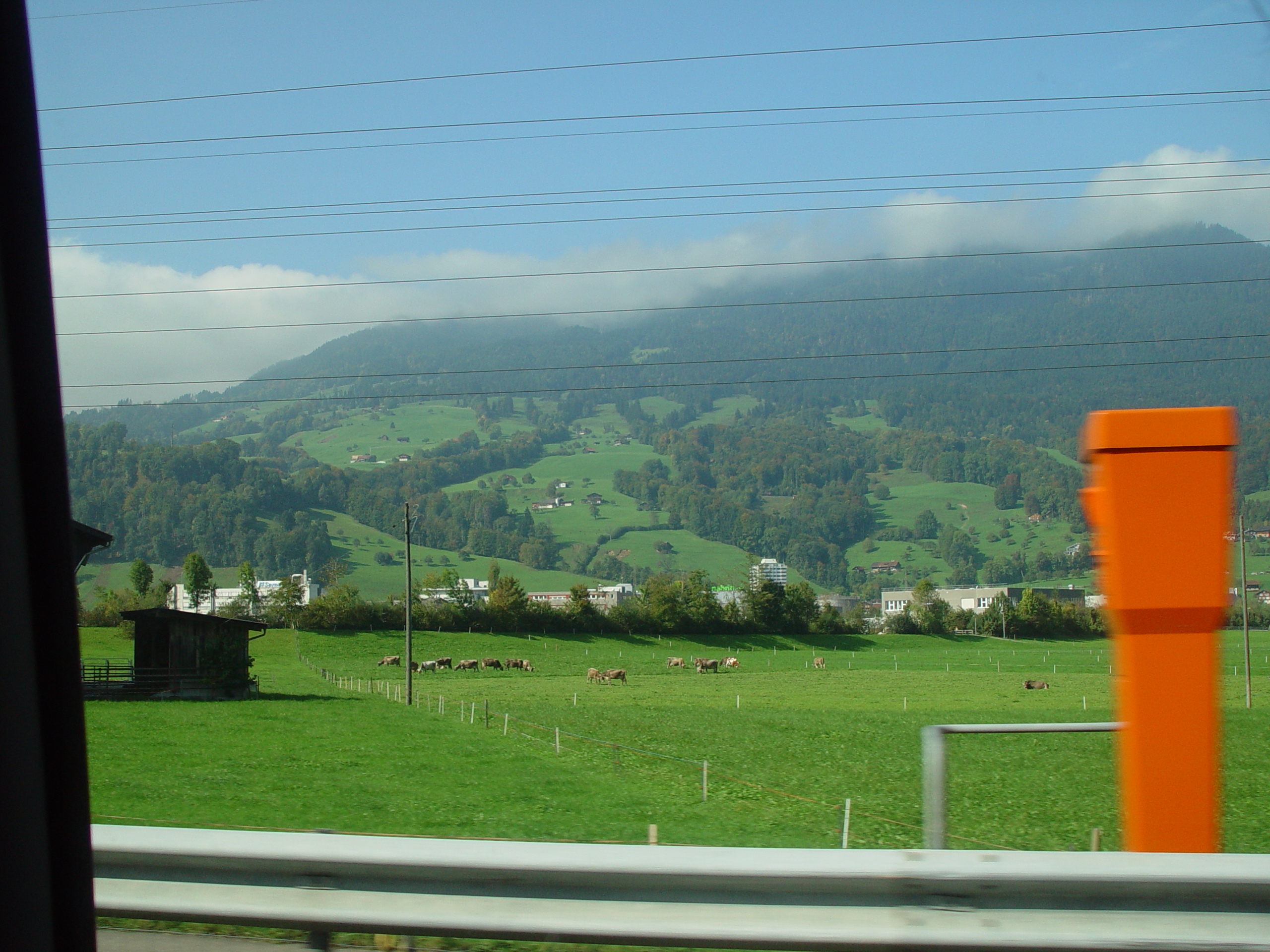 Europe Trip 2005 - Switzerland (Driving into the Alps)