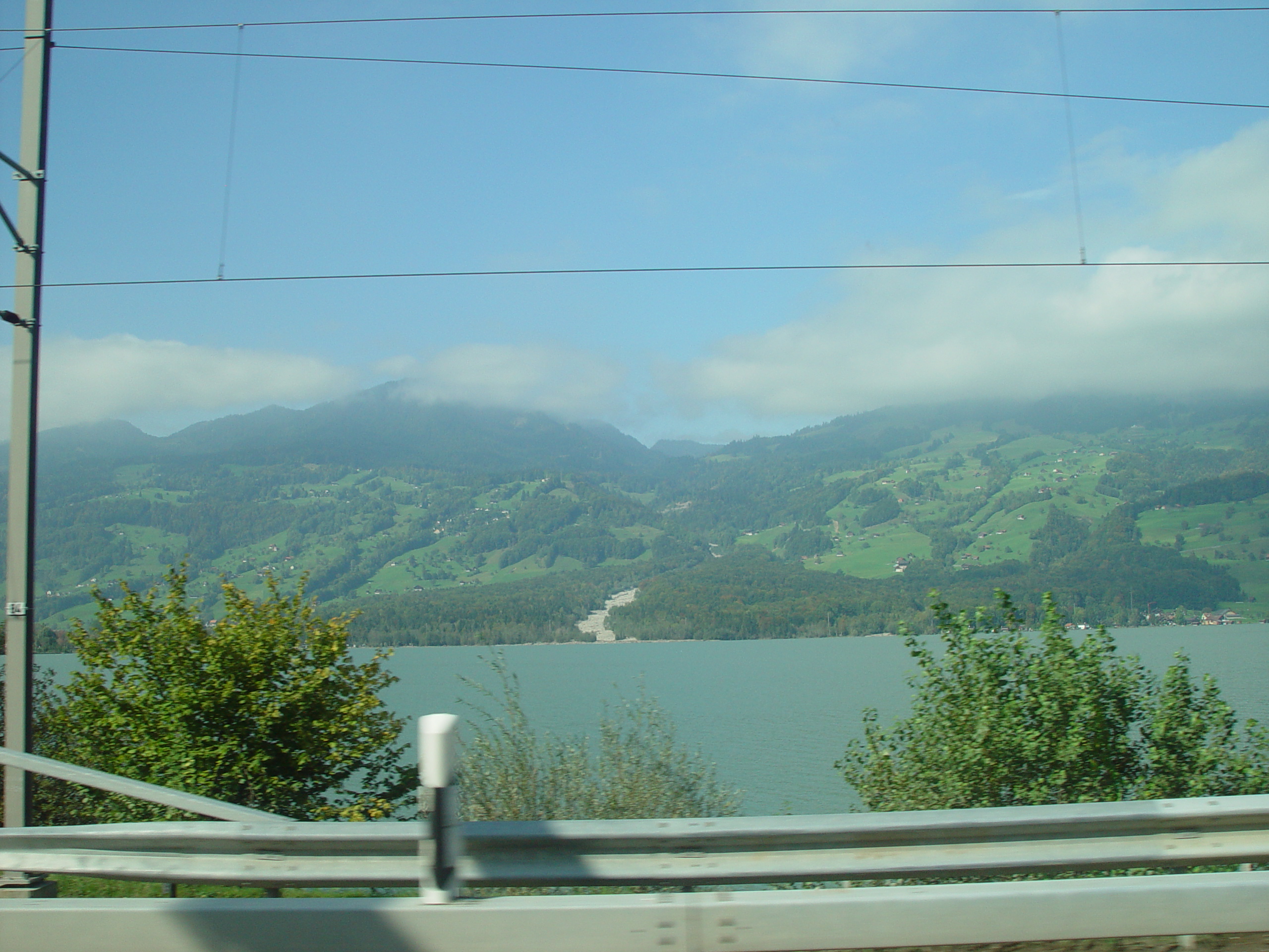 Europe Trip 2005 - Switzerland (Driving into the Alps)