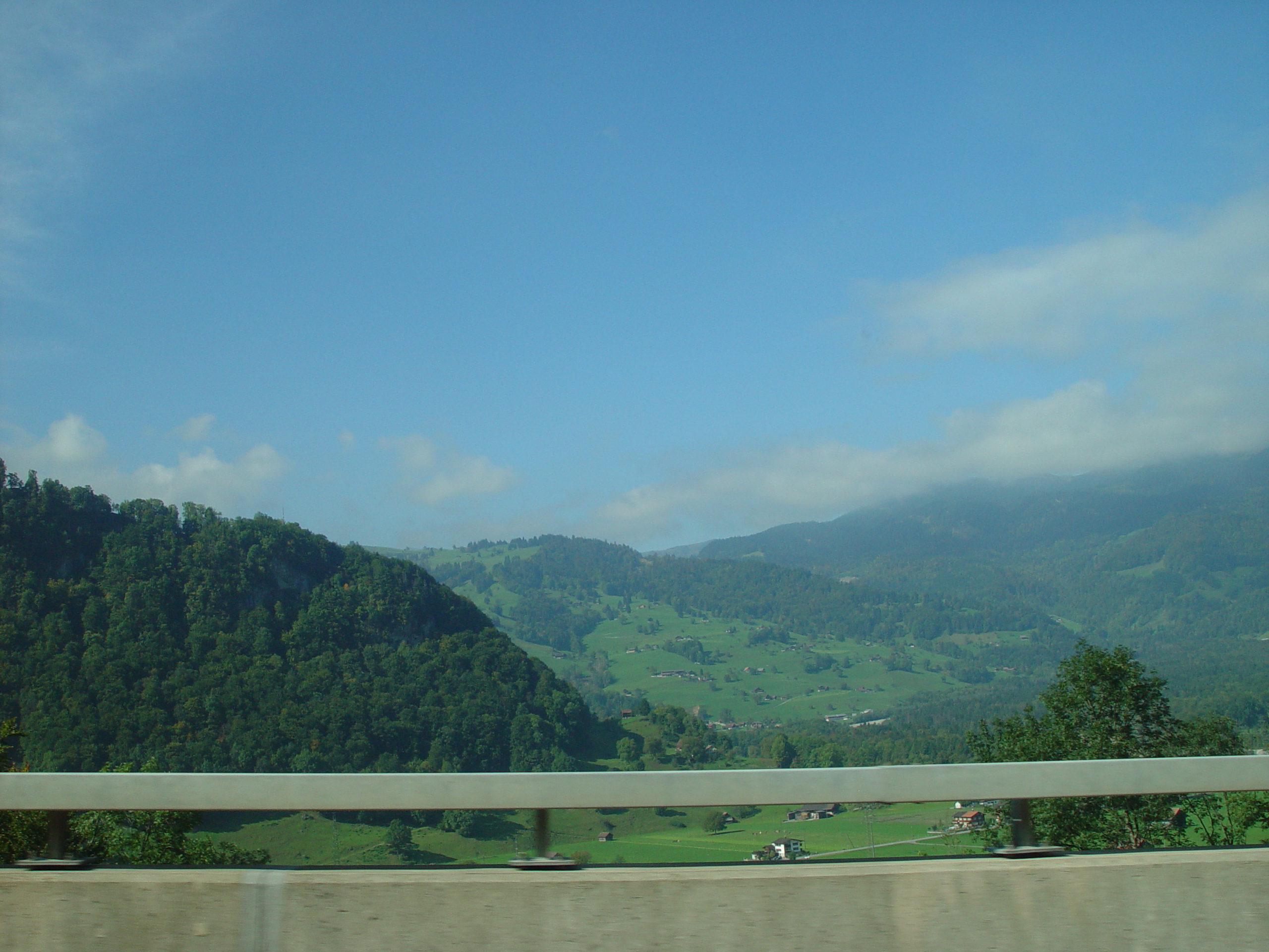 Europe Trip 2005 - Switzerland (Driving into the Alps)