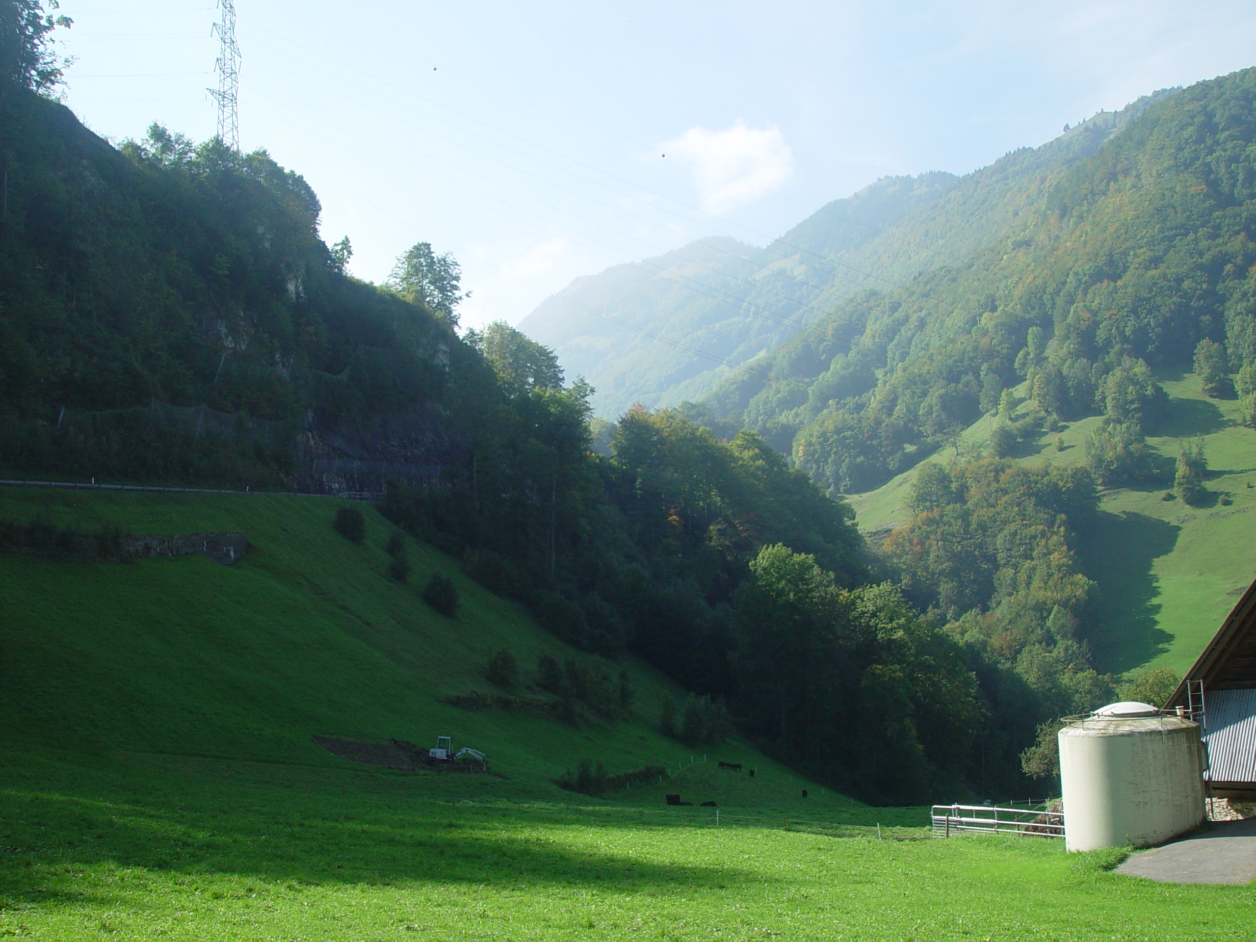 Europe Trip 2005 - Switzerland (Driving into the Alps)