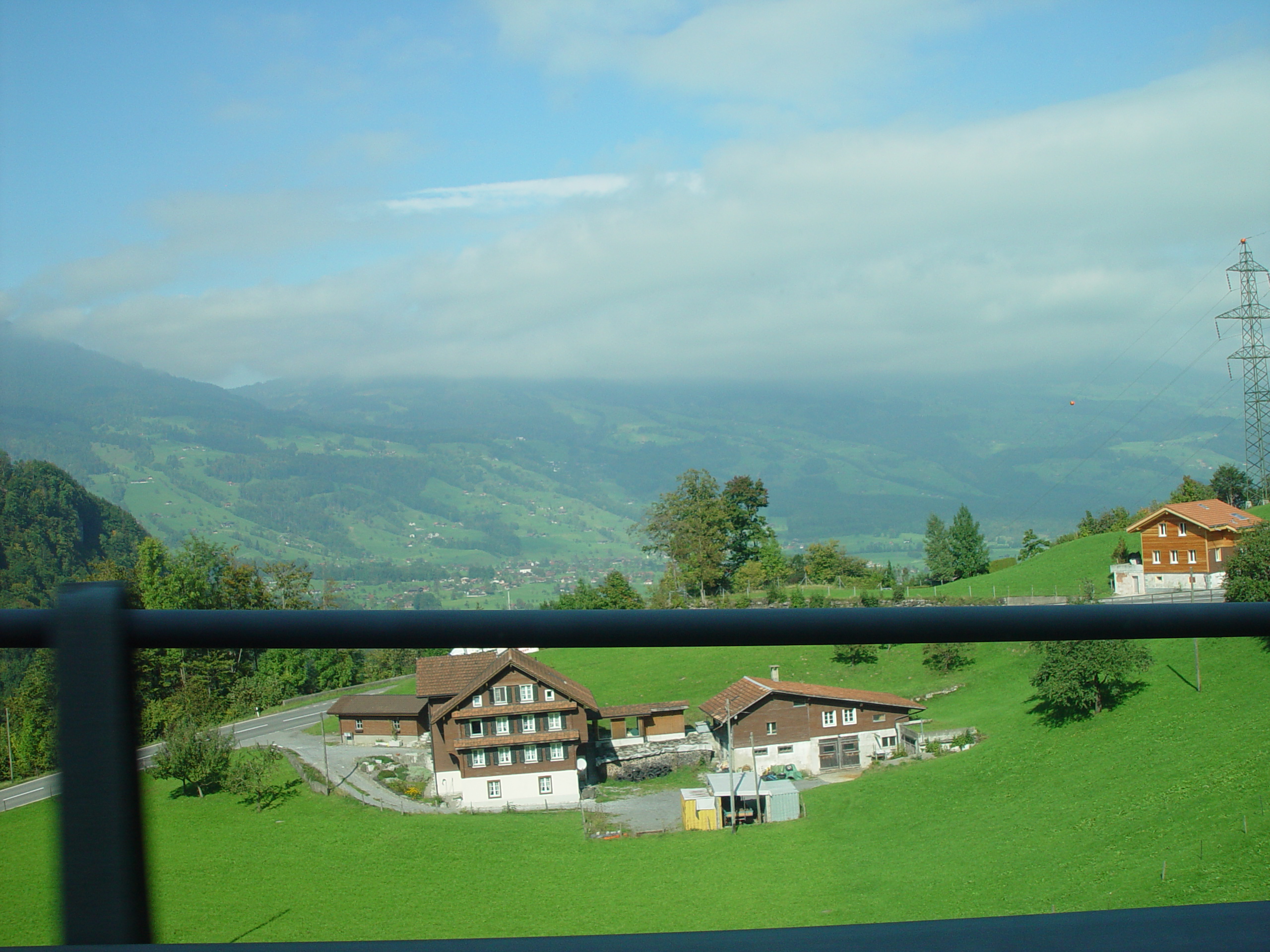 Europe Trip 2005 - Switzerland (Driving into the Alps)