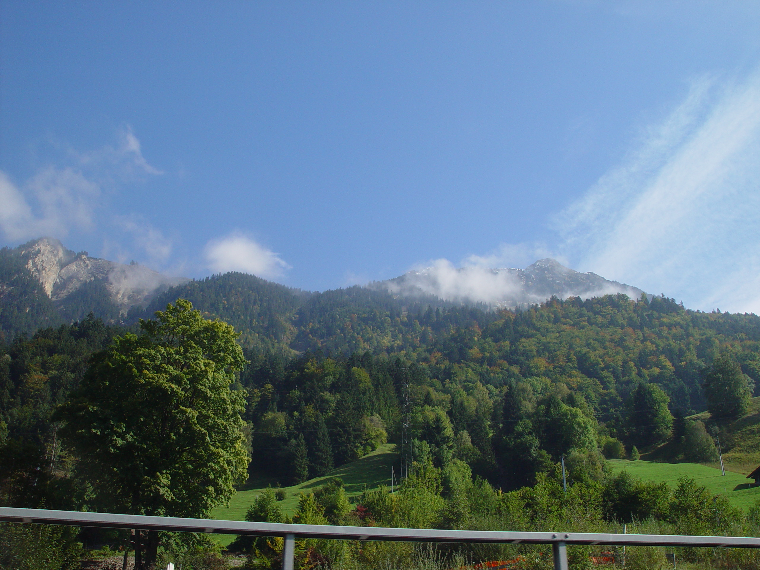 Europe Trip 2005 - Switzerland (Driving into the Alps)