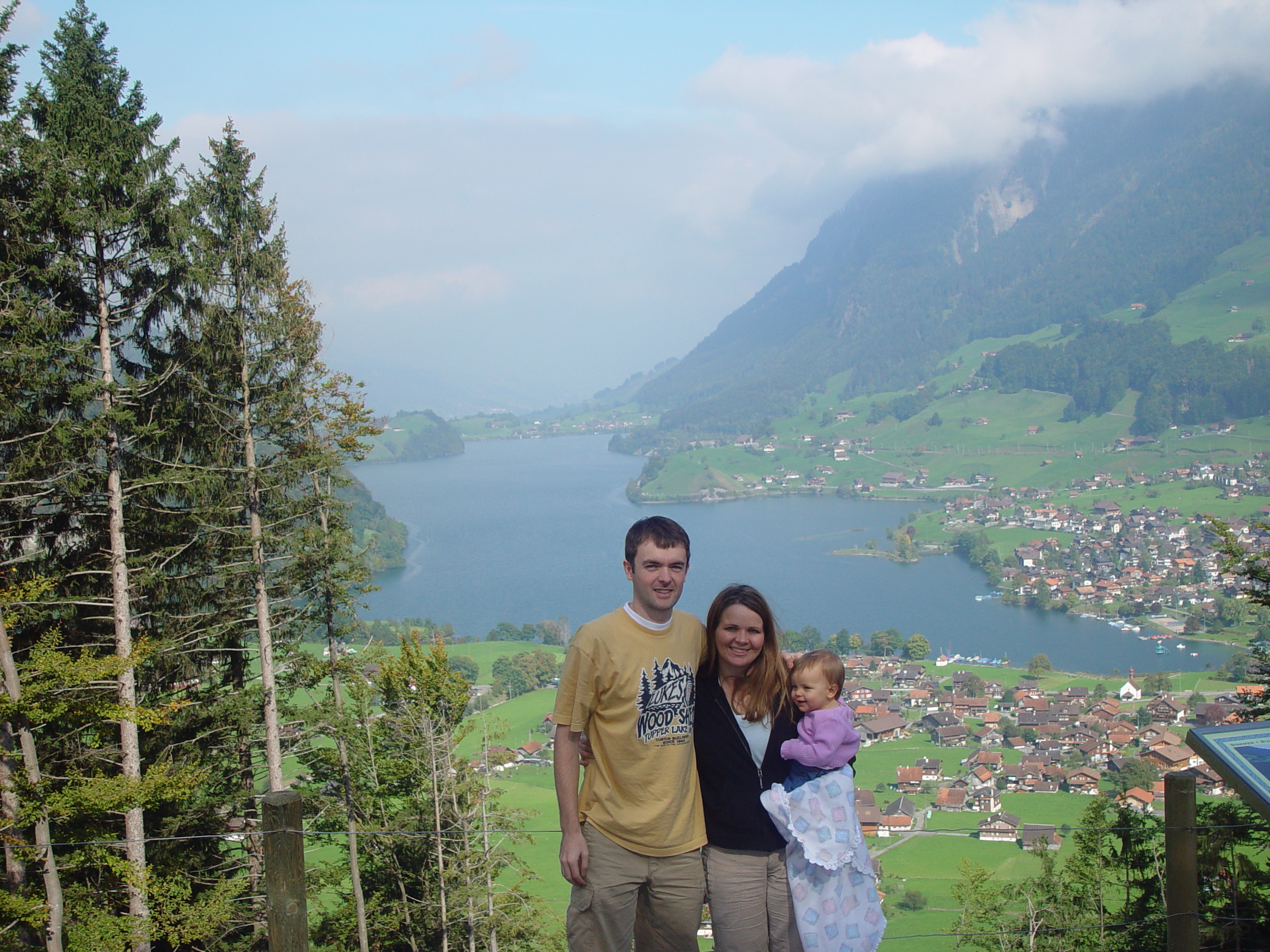 Europe Trip 2005 - Switzerland (Driving into the Alps)