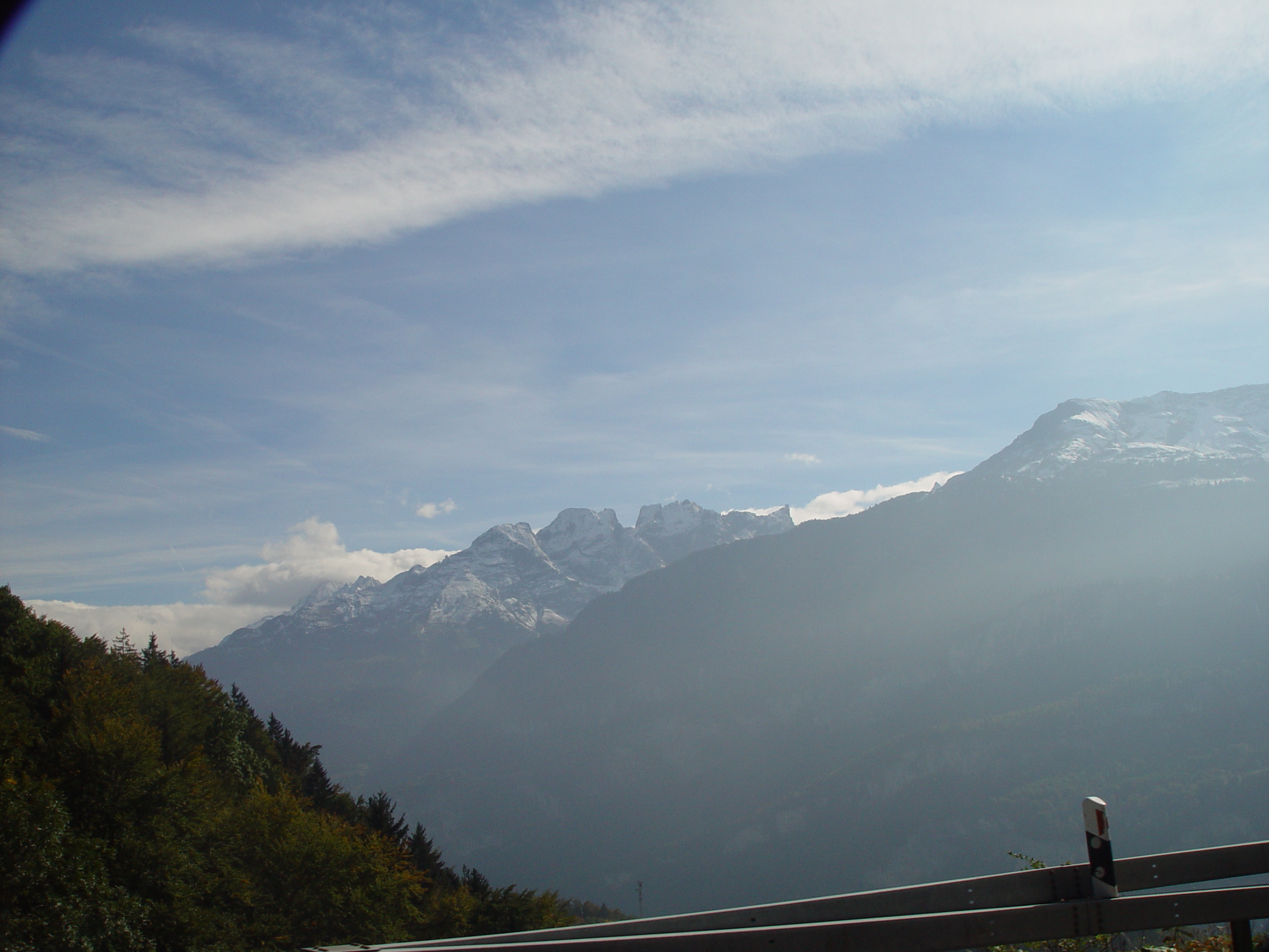 Europe Trip 2005 - Switzerland (Driving into the Alps)