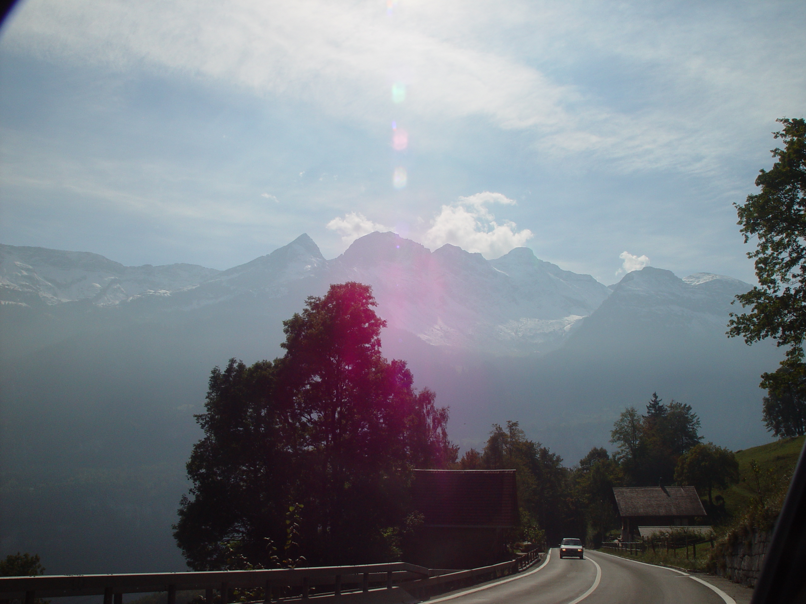 Europe Trip 2005 - Switzerland (Driving into the Alps)