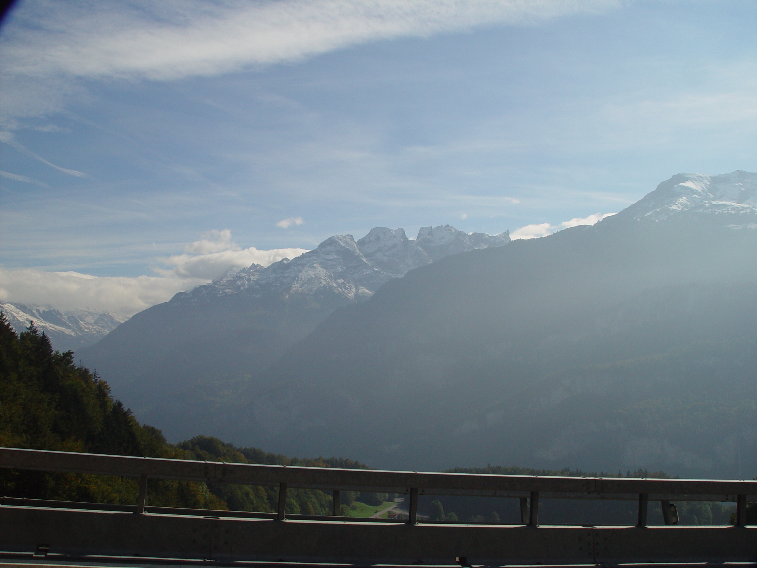 Europe Trip 2005 - Switzerland (Driving into the Alps)