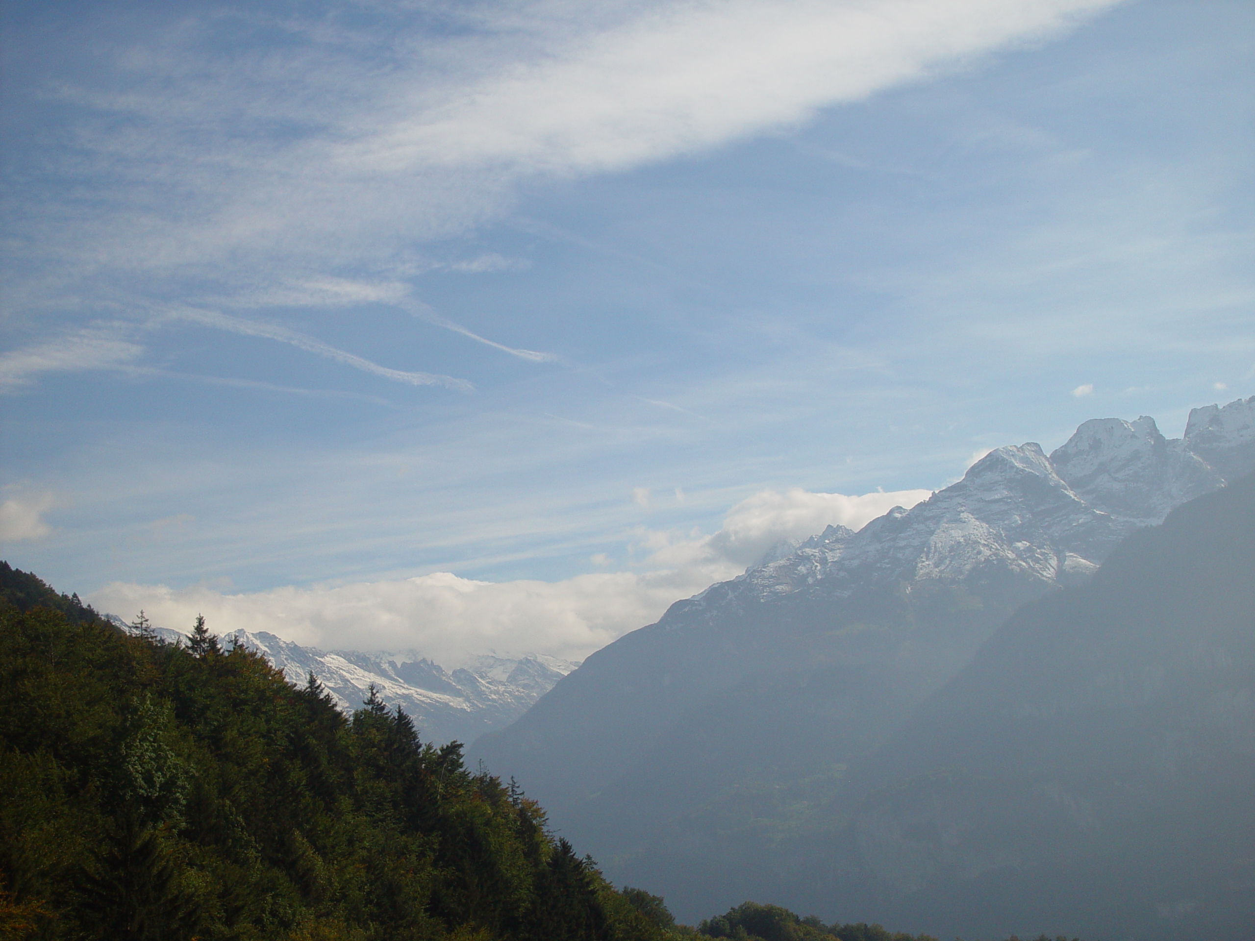 Europe Trip 2005 - Switzerland (Driving into the Alps)