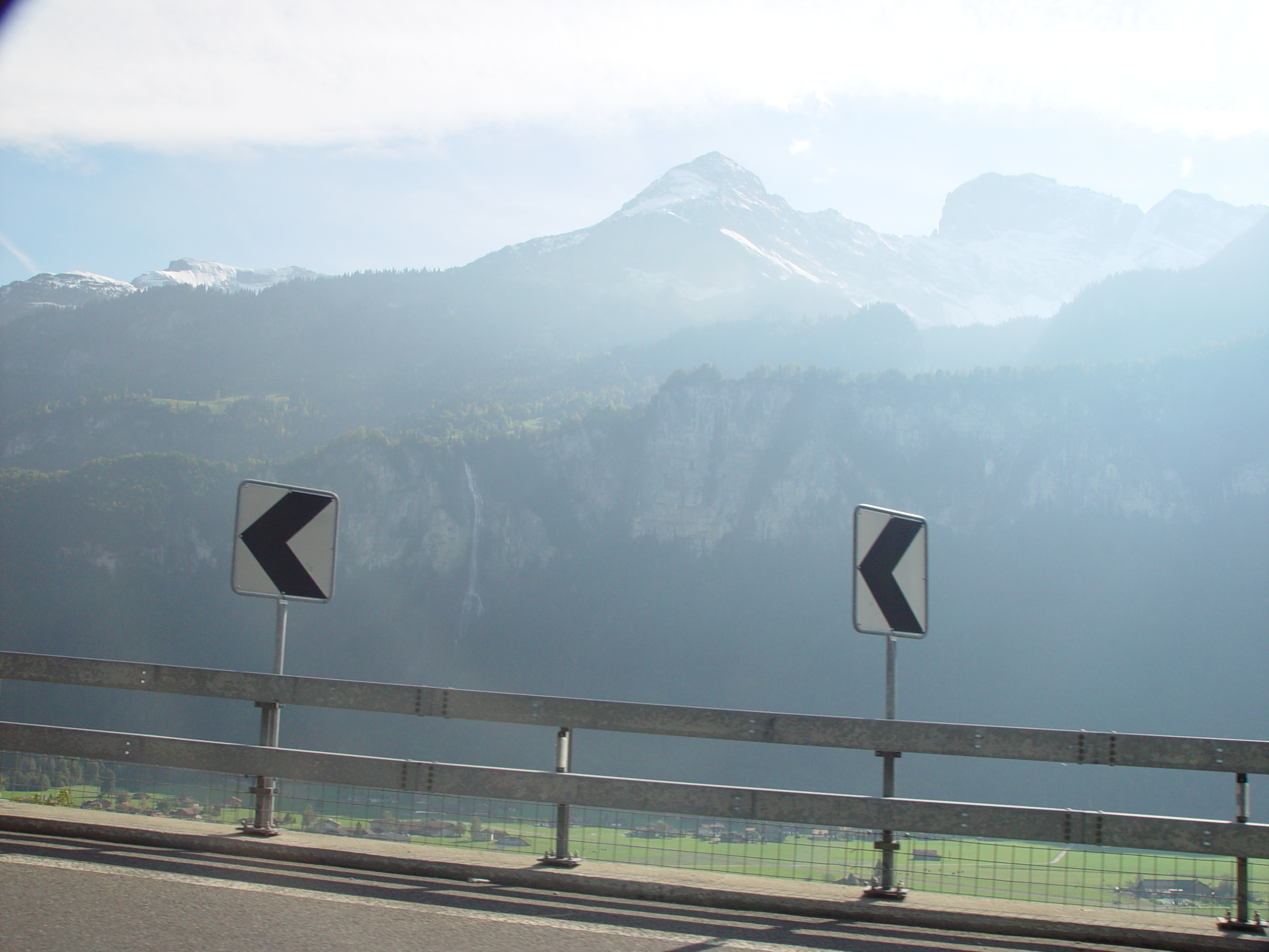 Europe Trip 2005 - Switzerland (Driving into the Alps)