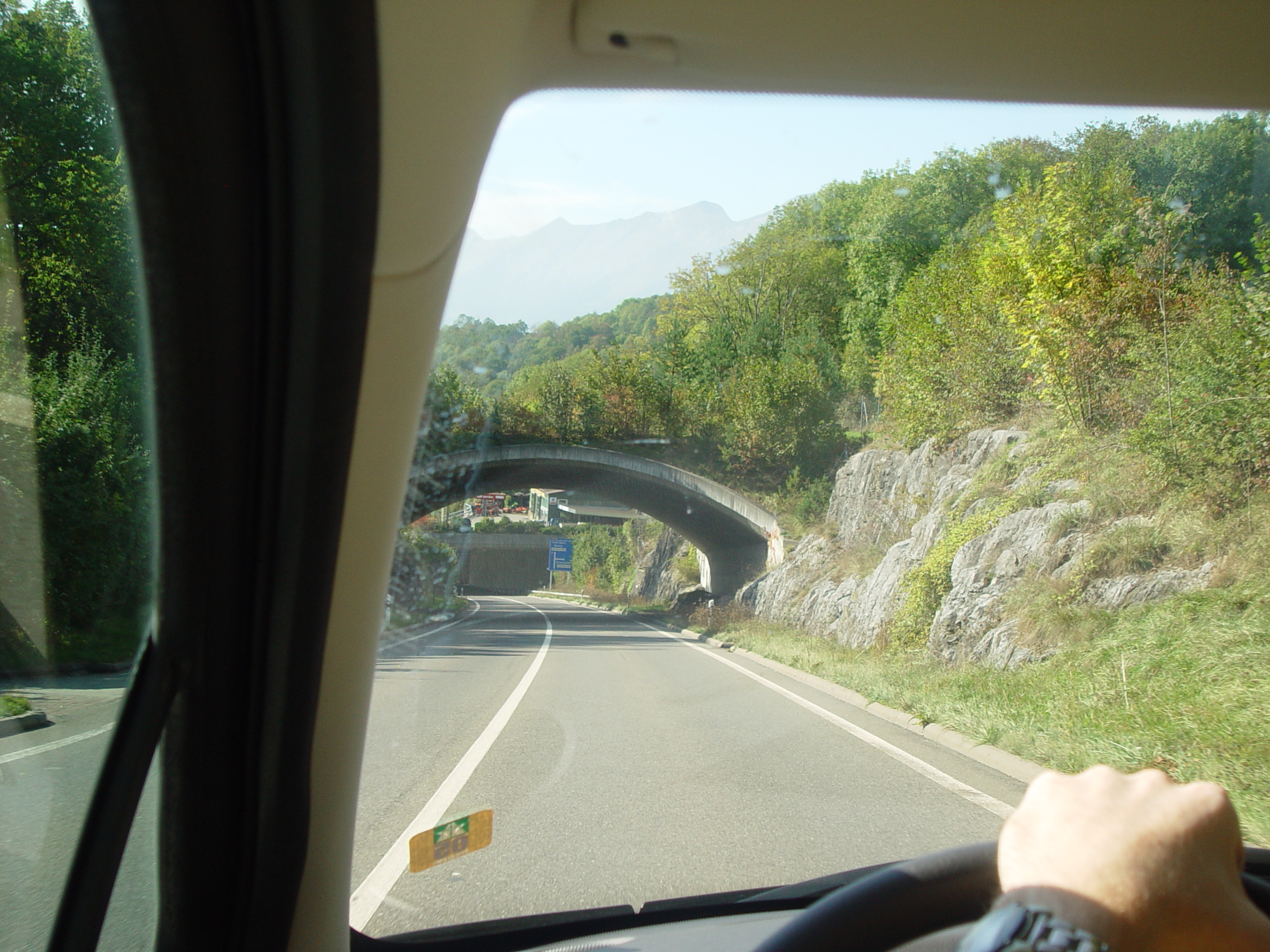 Europe Trip 2005 - Switzerland (Driving into the Alps)