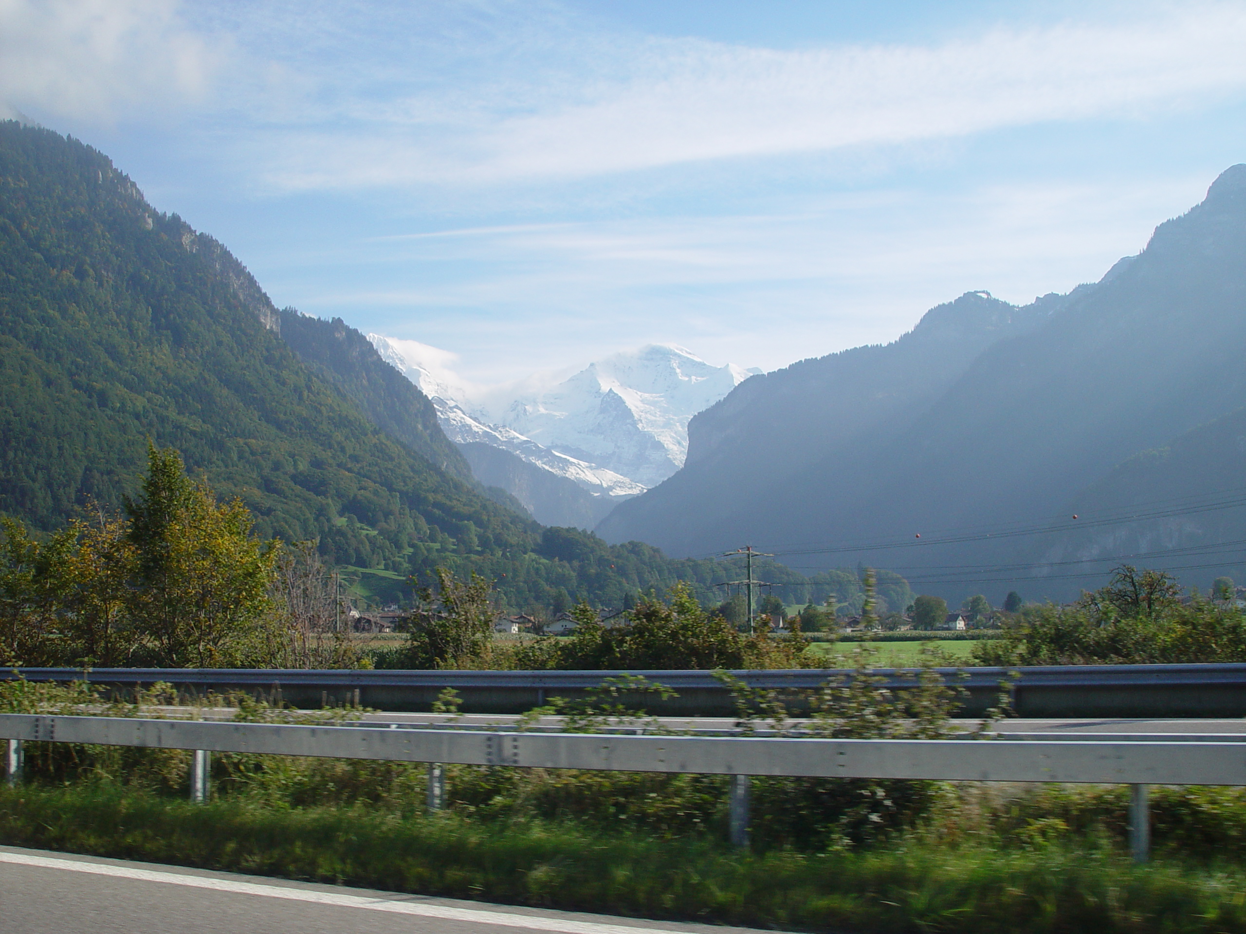 Europe Trip 2005 - Switzerland (Driving into the Alps)