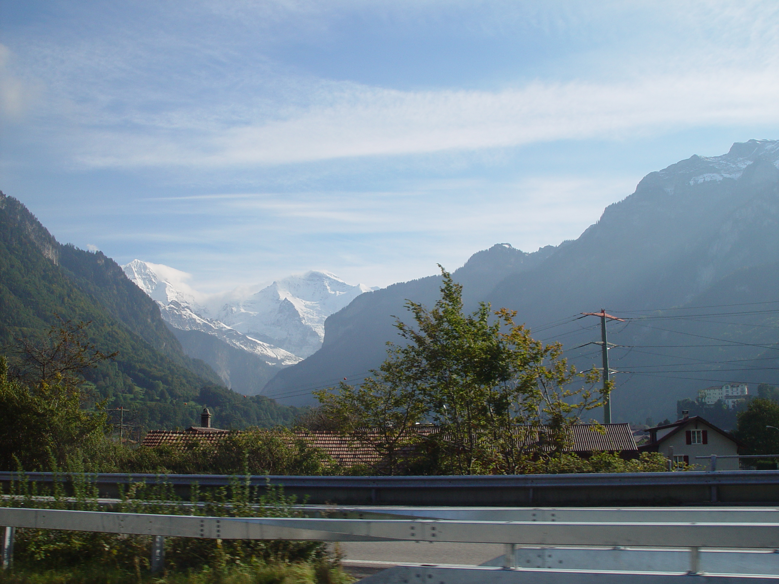 Europe Trip 2005 - Switzerland (Driving into the Alps)