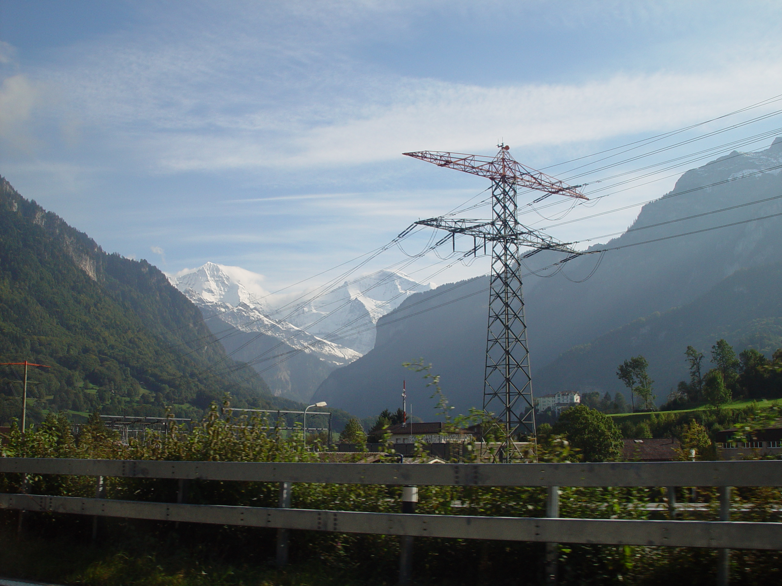 Europe Trip 2005 - Switzerland (Driving into the Alps)