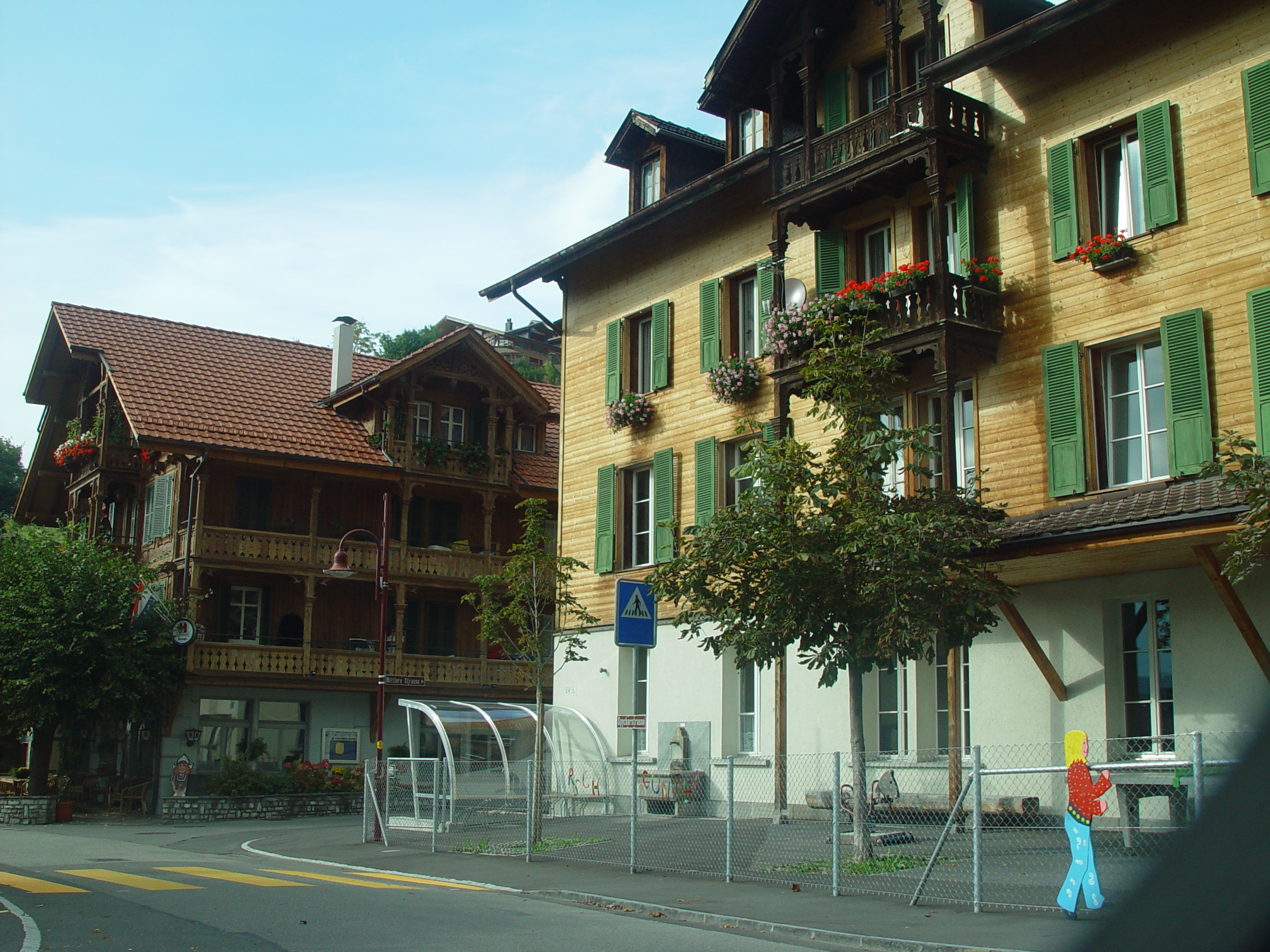 Europe Trip 2005 - Switzerland (Sigisvil - Lodge in the Alps, Swiss Cow Bells, Waterfall Hike, German Potato Salad, Spaetzle)