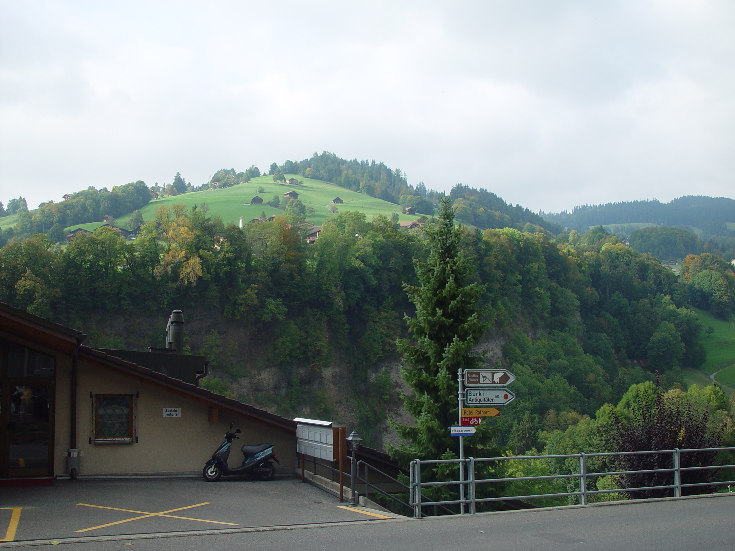 Europe Trip 2005 - Switzerland (Sigisvil - Lodge in the Alps, Swiss Cow Bells, Waterfall Hike, German Potato Salad, Spaetzle)