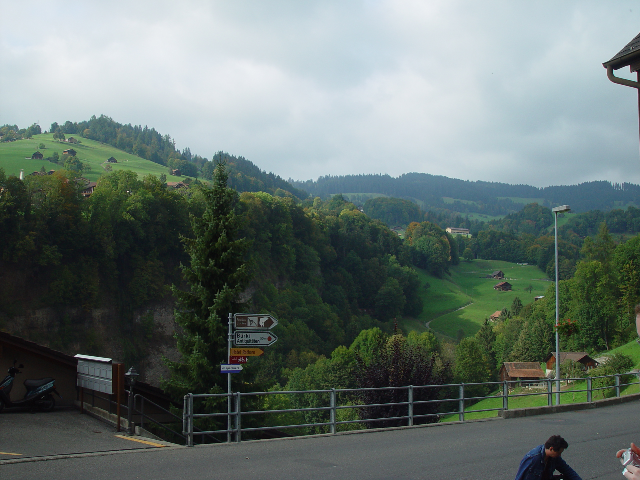 Europe Trip 2005 - Switzerland (Sigisvil - Lodge in the Alps, Swiss Cow Bells, Waterfall Hike, German Potato Salad, Spaetzle)