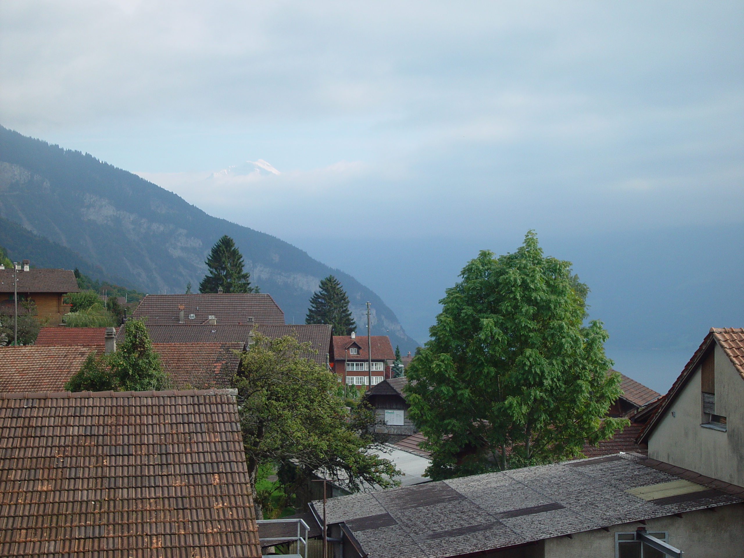 Europe Trip 2005 - Switzerland (Sigisvil - Lodge in the Alps, Swiss Cow Bells, Waterfall Hike, German Potato Salad, Spaetzle)