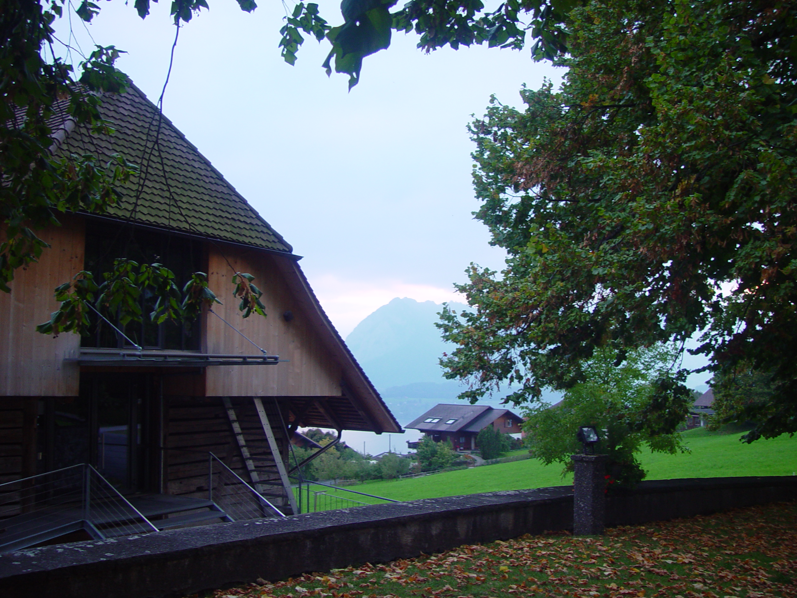 Europe Trip 2005 - Switzerland (Sigisvil - Lodge in the Alps, Swiss Cow Bells, Waterfall Hike, German Potato Salad, Spaetzle)