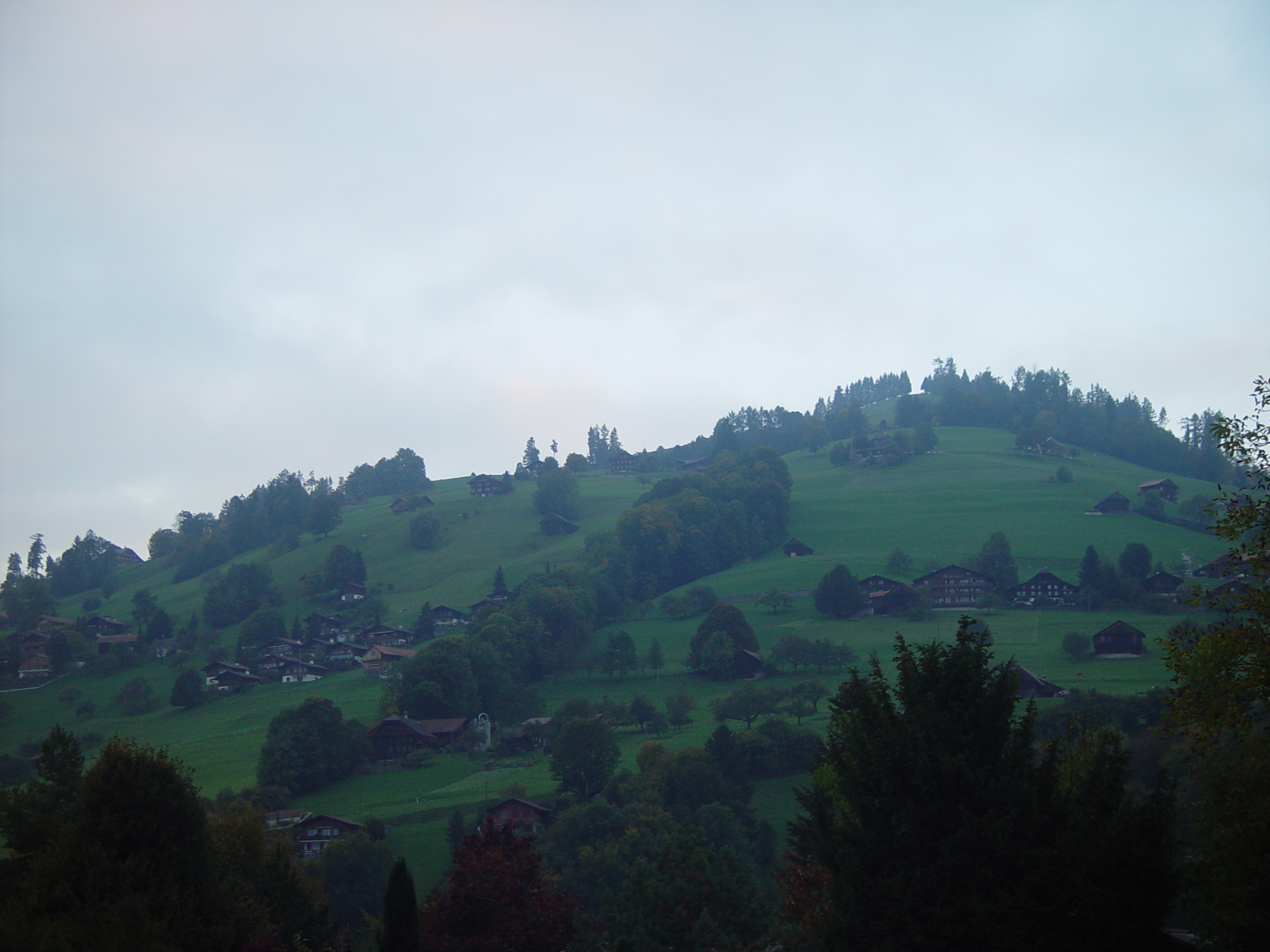 Europe Trip 2005 - Switzerland (Sigisvil - Lodge in the Alps, Swiss Cow Bells, Waterfall Hike, German Potato Salad, Spaetzle)